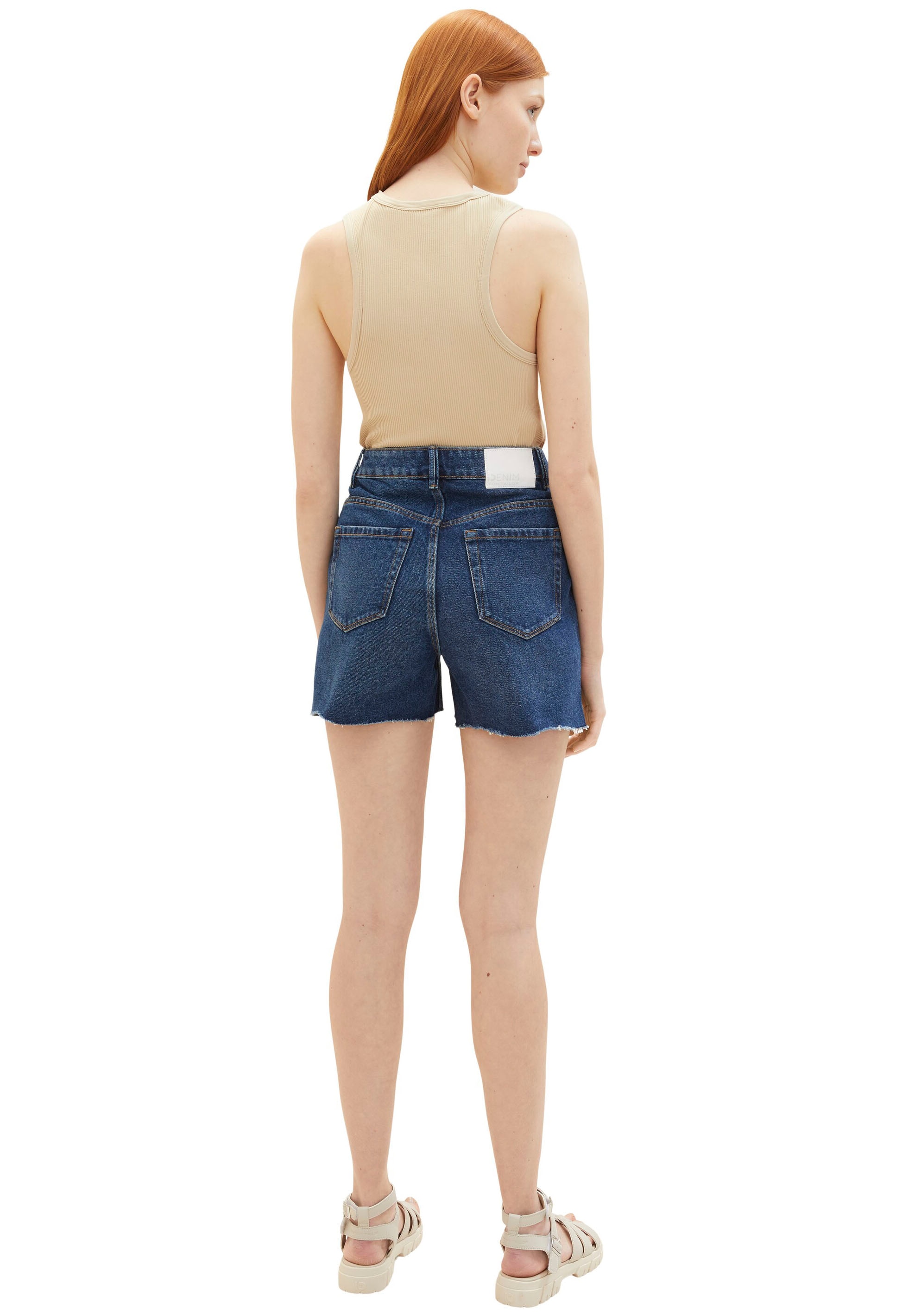 TOM TAILOR Denim Jeansshorts, mit Used Look und Waschung