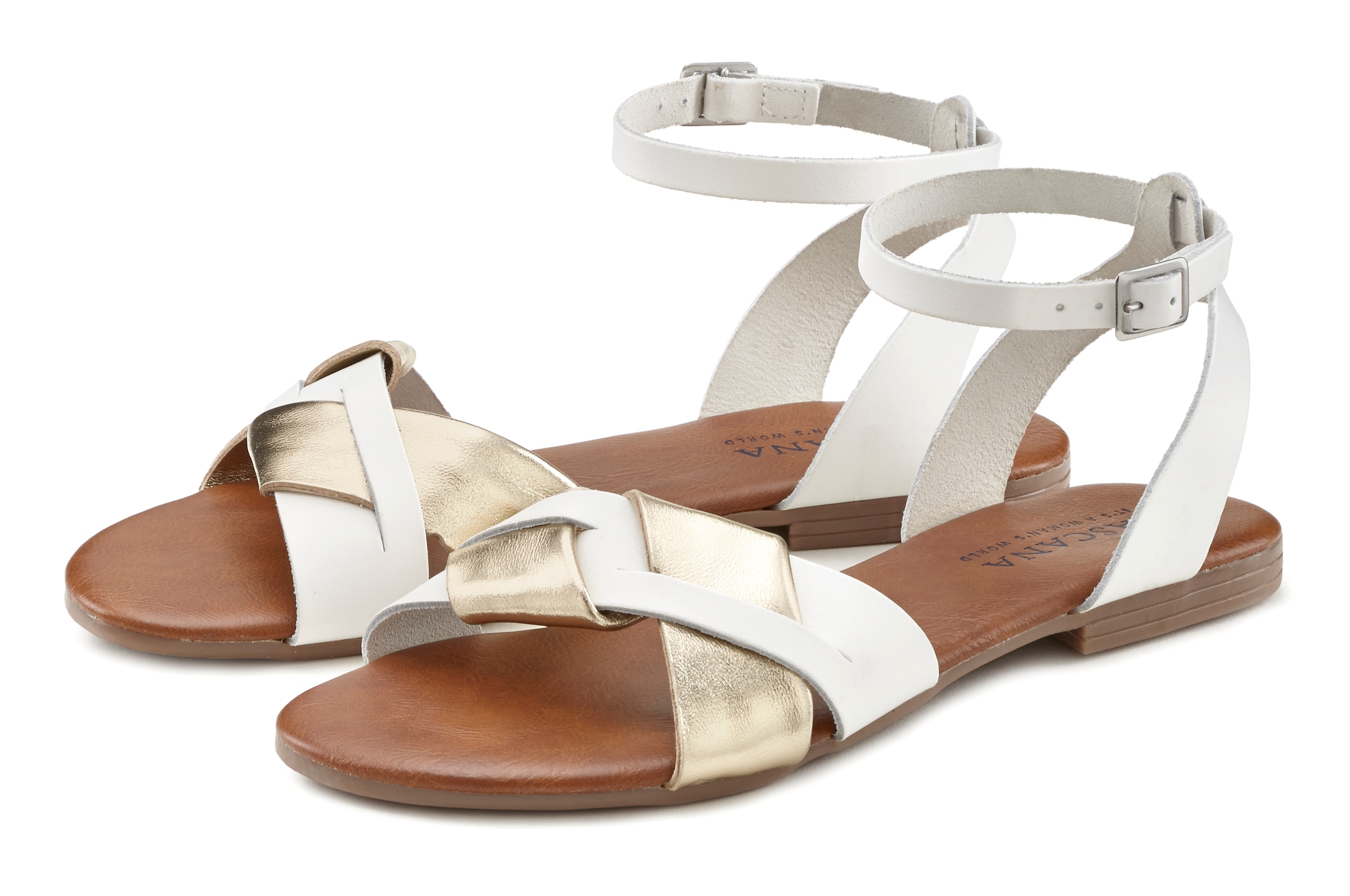 LASCANA Sandale "Sommerschuh", Sandalette, Sommerschuh aus hochwertigem Led günstig online kaufen