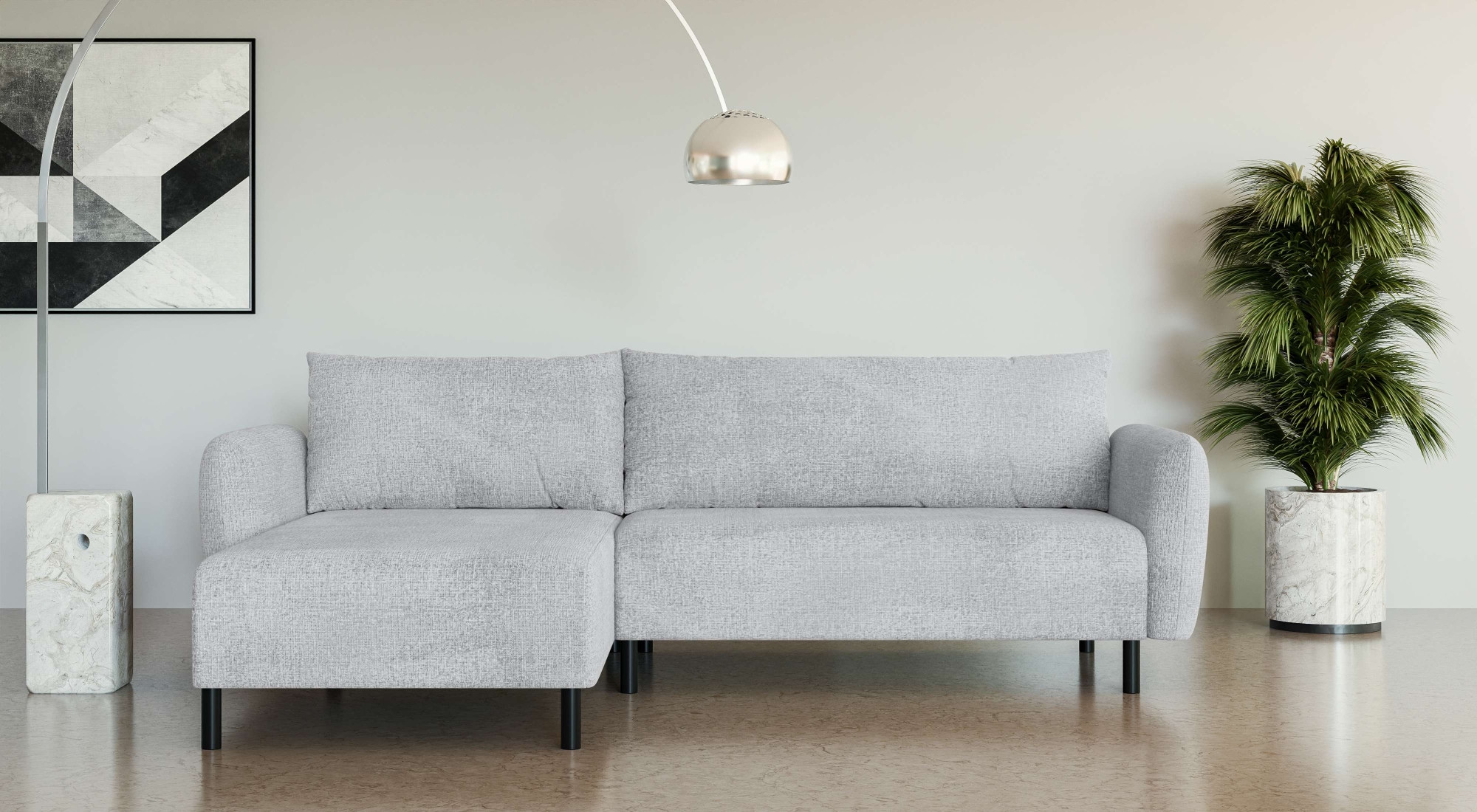 Home affaire Ecksofa "Glandine" L-Form günstig online kaufen