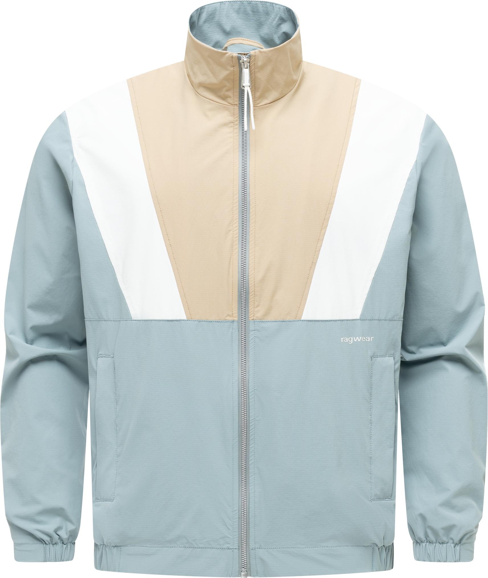 Outdoorjacke RAGWEAR "Corb", Herren, Gr. M (50), blau, Obermaterial: 94% Polyester, 6% Elasthan; Innenfutter: 100% Polyester, gerade hüftbedeckend, hoch geschlossener Ausschnitt, Ärmel ohne Ärmelschlitz elastischer Bund mit Windstopper, Jacken Outdoorjack