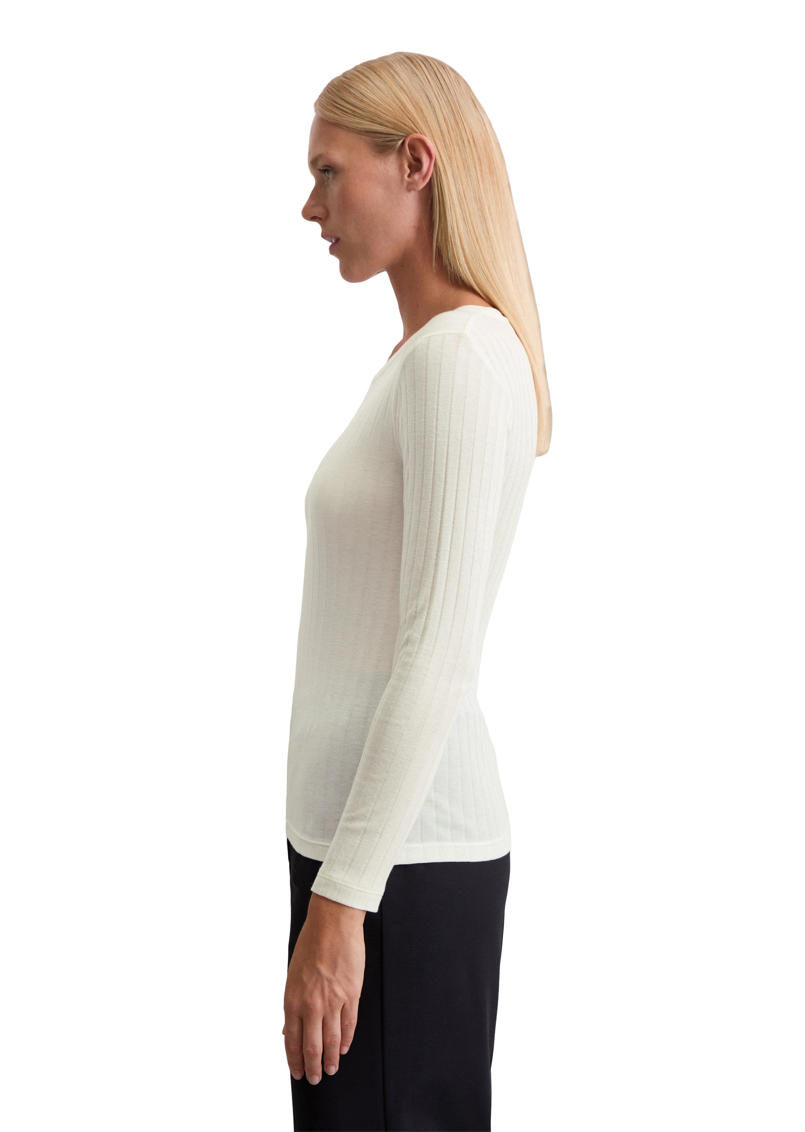 Marc O'Polo Langarmshirt »aus Organic-Cotton-Modal-Mix«