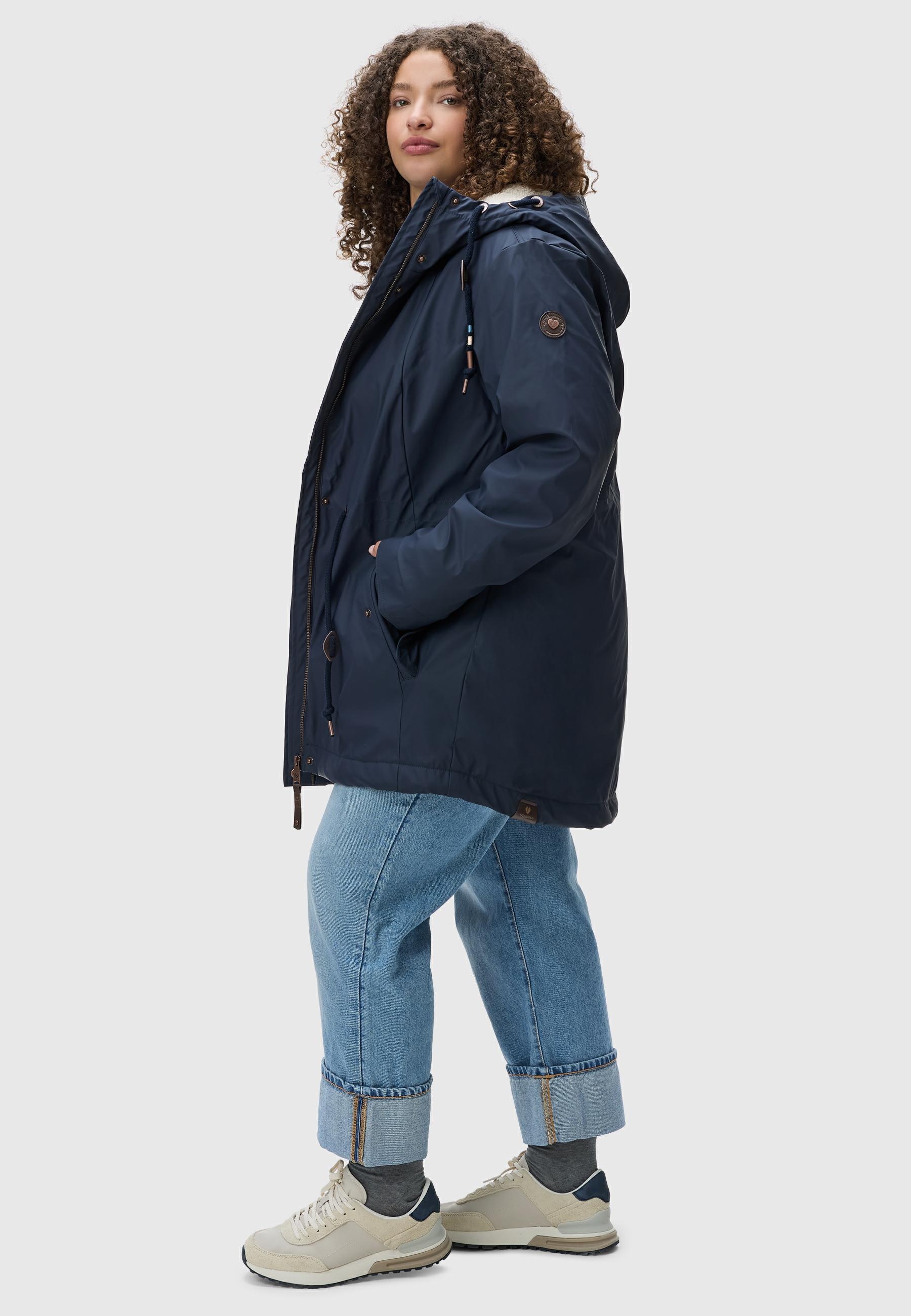 Ragwear Wintermantel »Monadis Rainy II Intl.«, sportlicher, wasserdichter Parka für den Winter