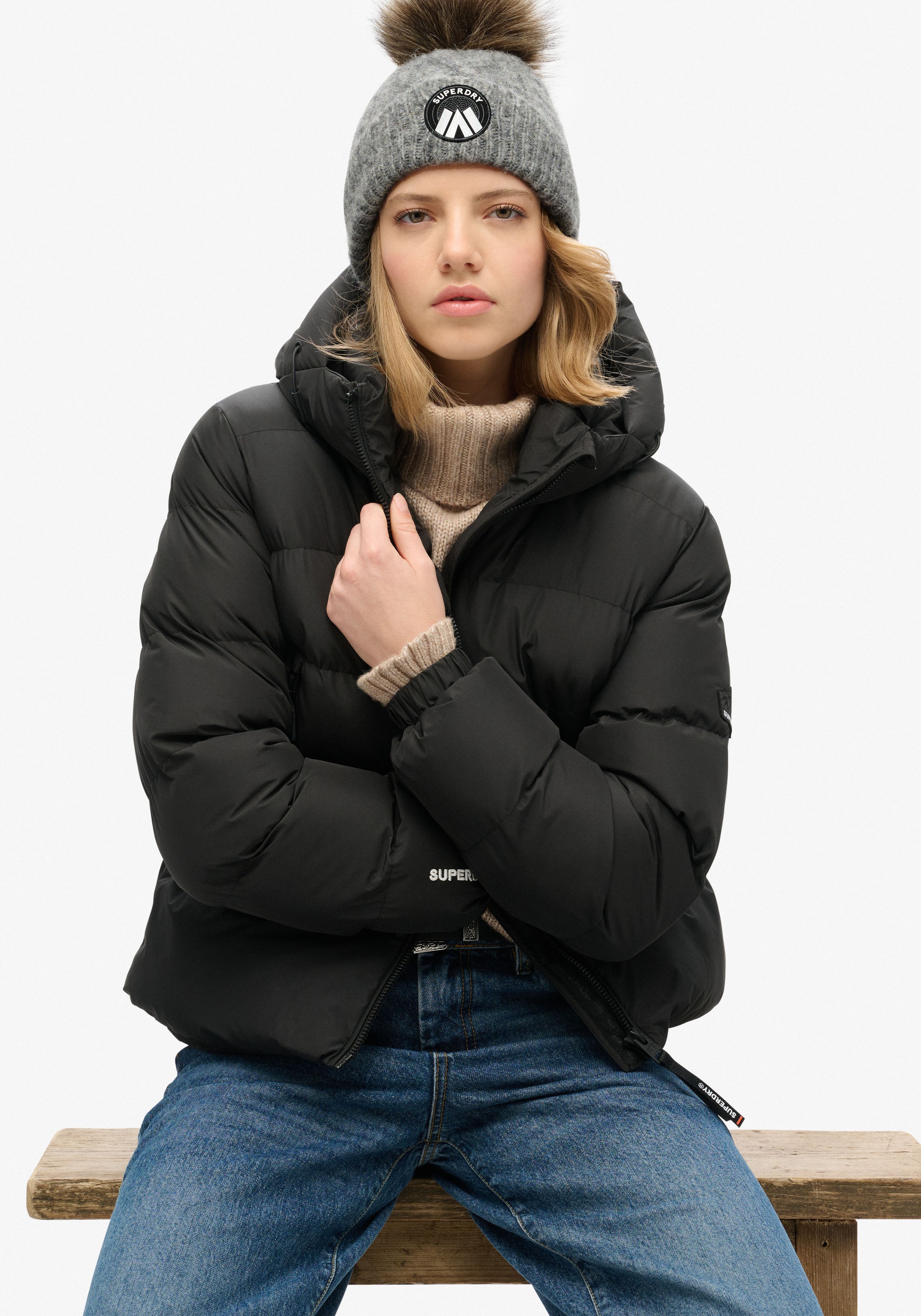 Superdry Beanie »CABLE LUXE KNIT BEANIE HAT«