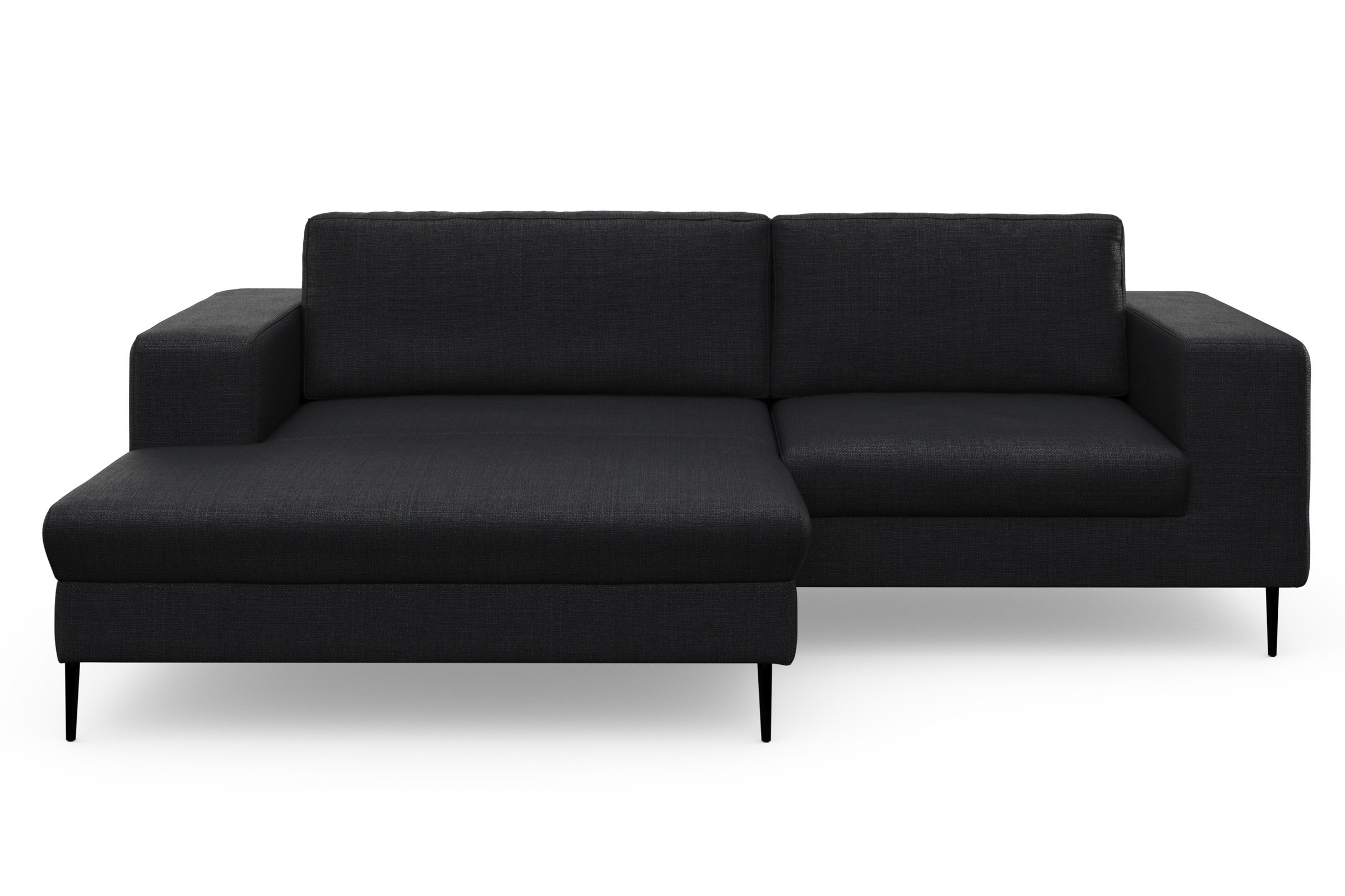 DOMO collection Ecksofa »Modica kompakt und elegant, Breite 244, L-Form«, moderne Optik mit extrabreiter Recamiere, auch in Cord