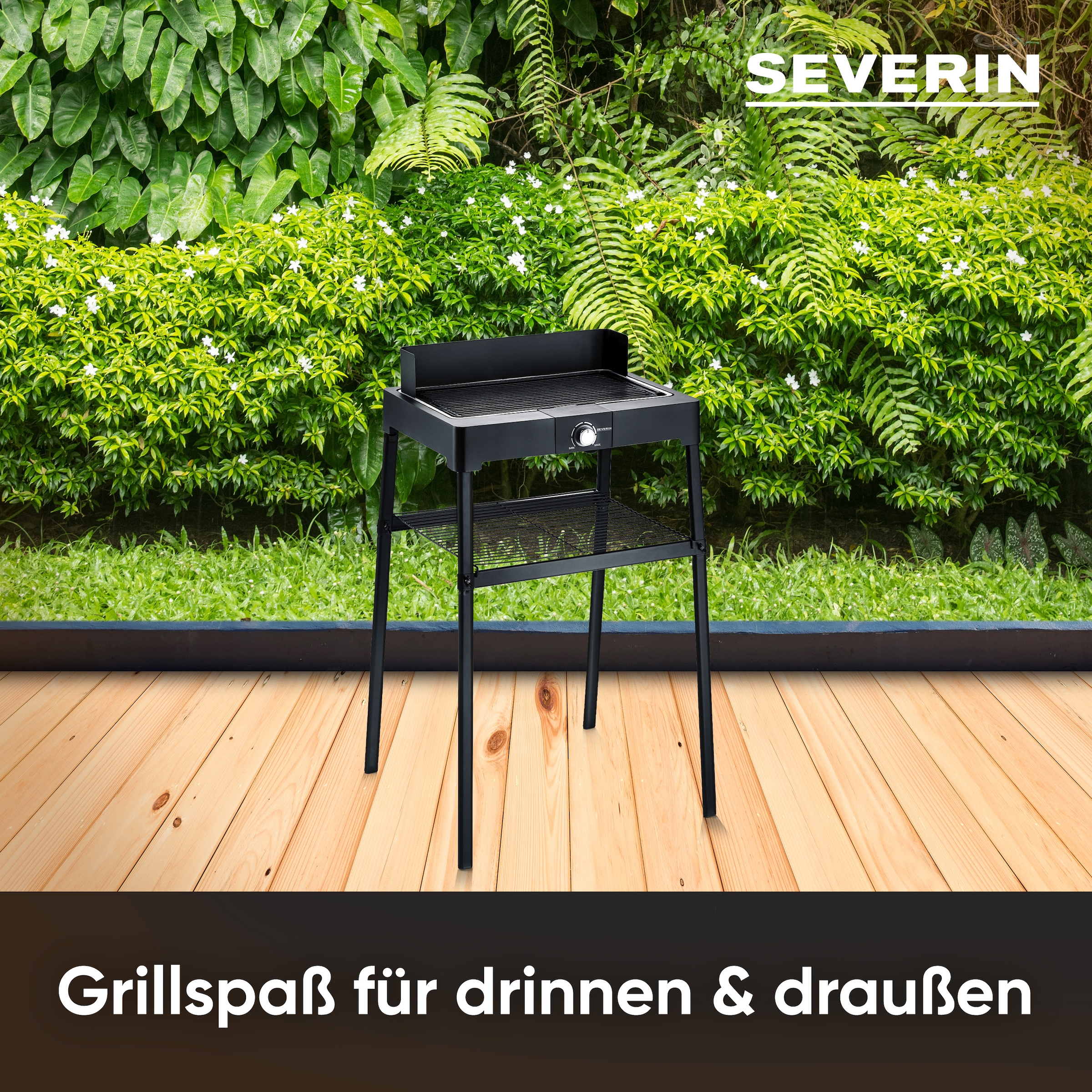 Severin Standgrill »PG 8568«, 2200 W, Elektrogrill mit Grillplatte