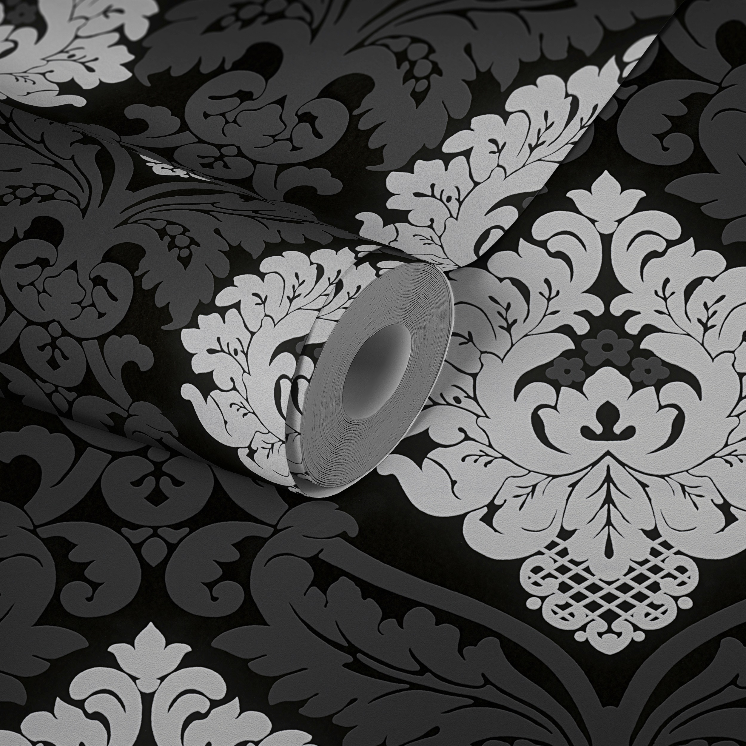 Thumbnail - living walls Vliestapete "Flock" Barock Ornament Tapete Barock