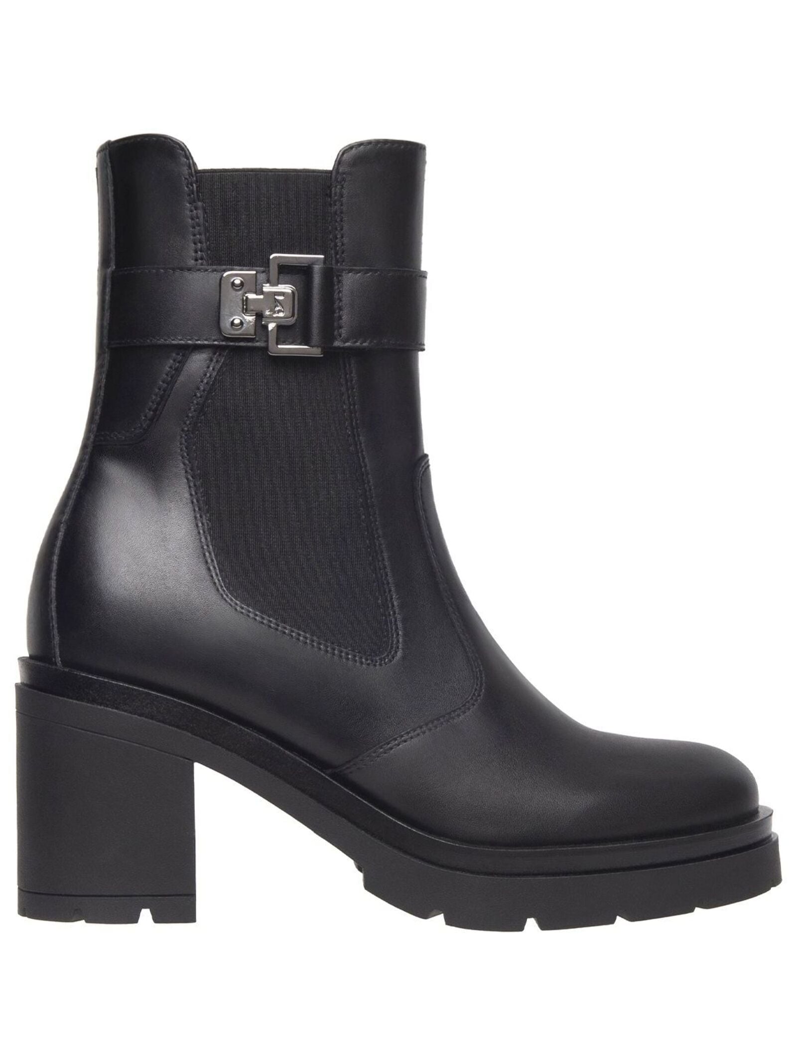 Nero Giardini High-Heel-Stiefelette »Nero Giardini Stiefelette Leder/Textil«