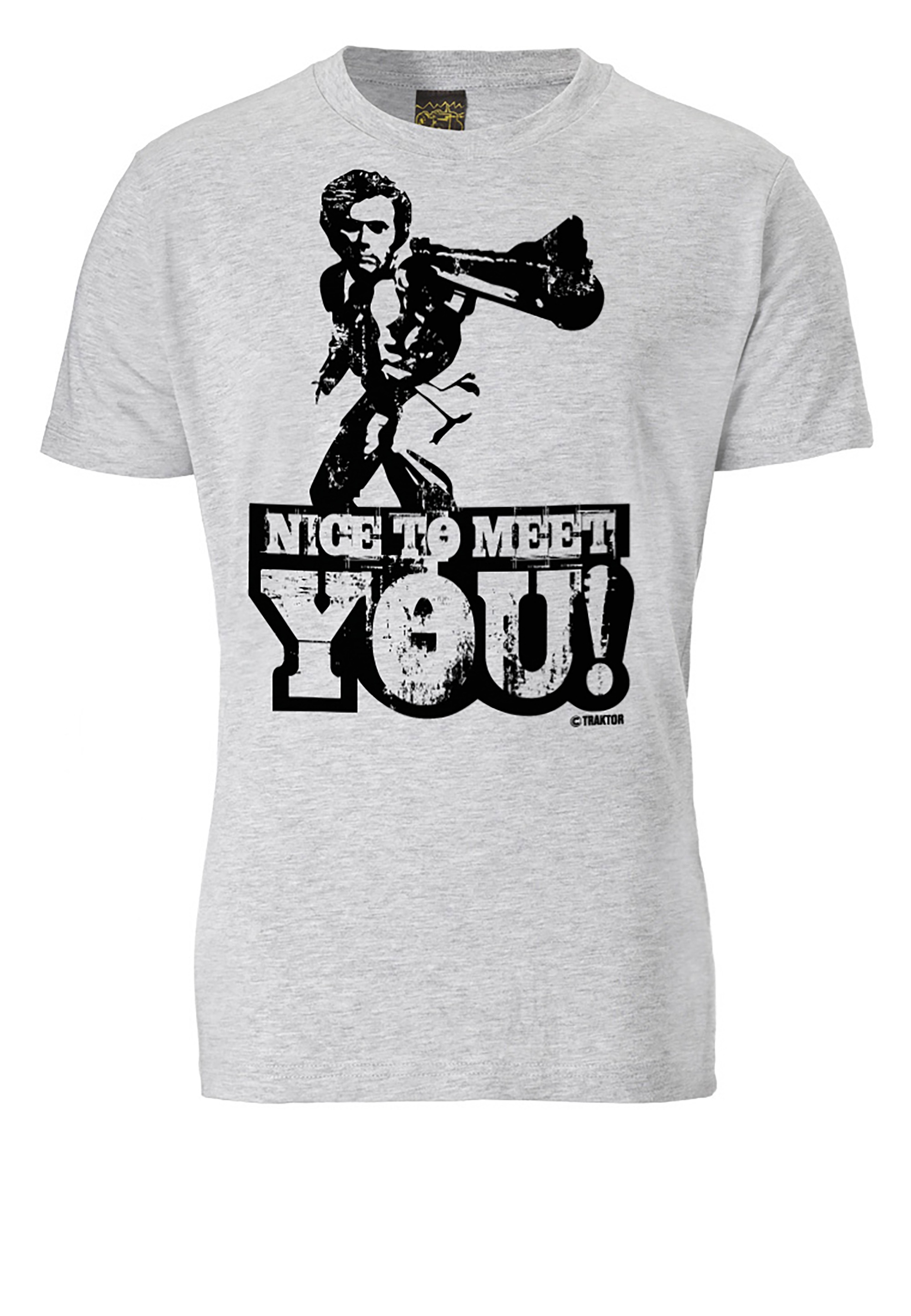 LOGOSHIRT T-Shirt »Dirty Harry - Nice To Meet You«, mit coolem Print kaufen  | BAUR
