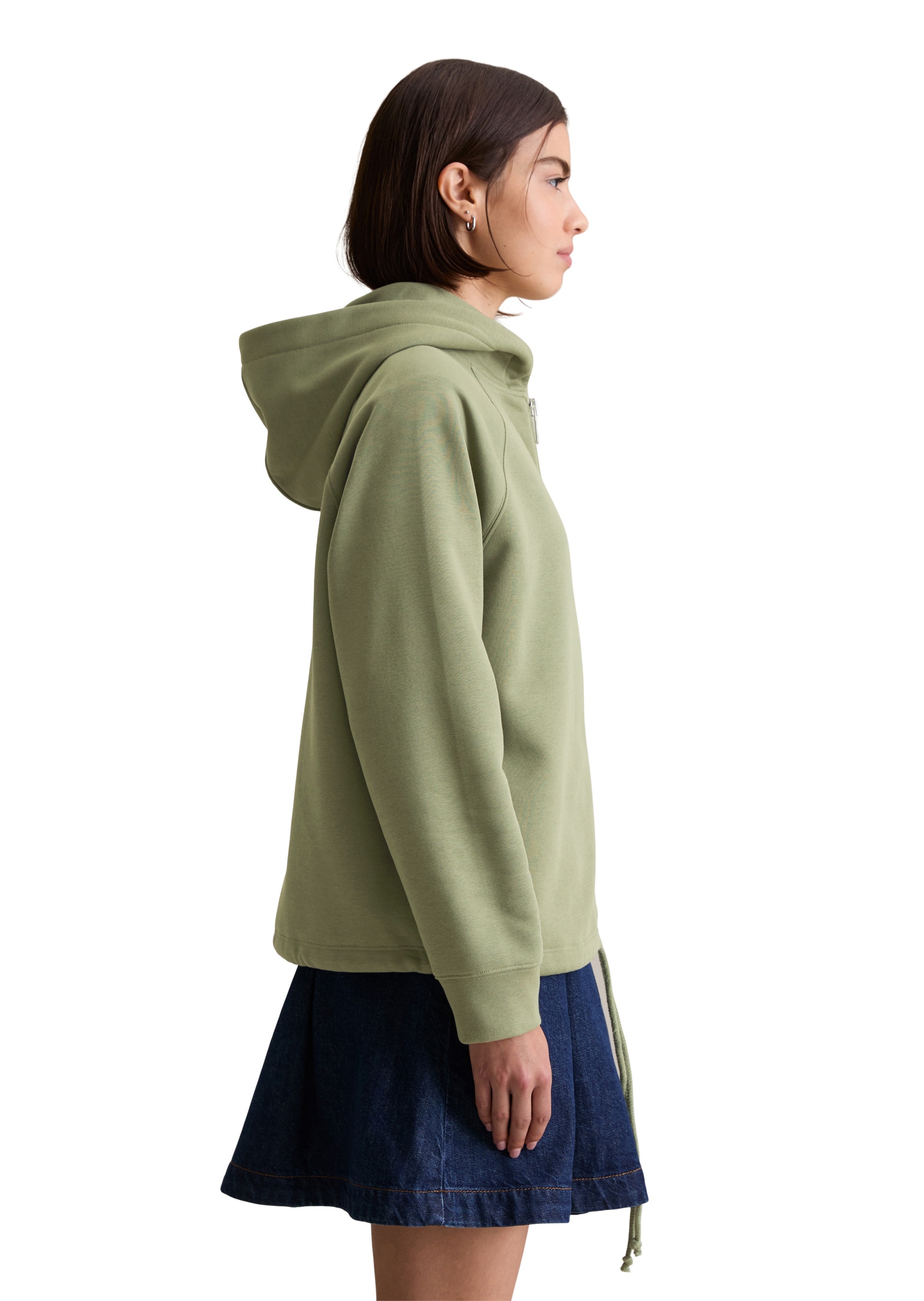 Marc O'Polo DENIM Sweatjacke »aus softem Bio-Baumwolle-Mix«