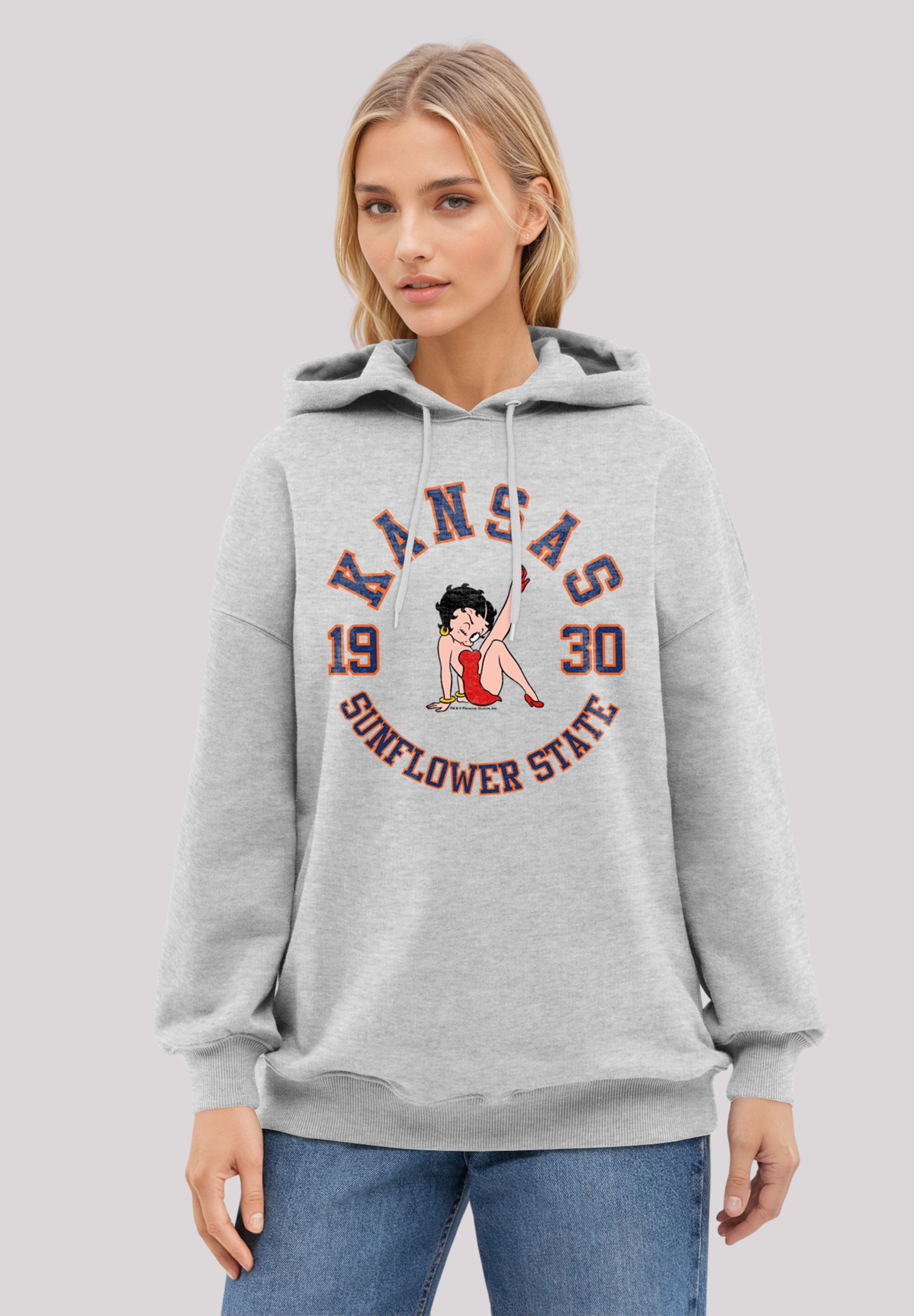 F4NT4STIC Kapuzenpullover "Betty Boop Kansas Sunflower State" Premium Quali günstig online kaufen