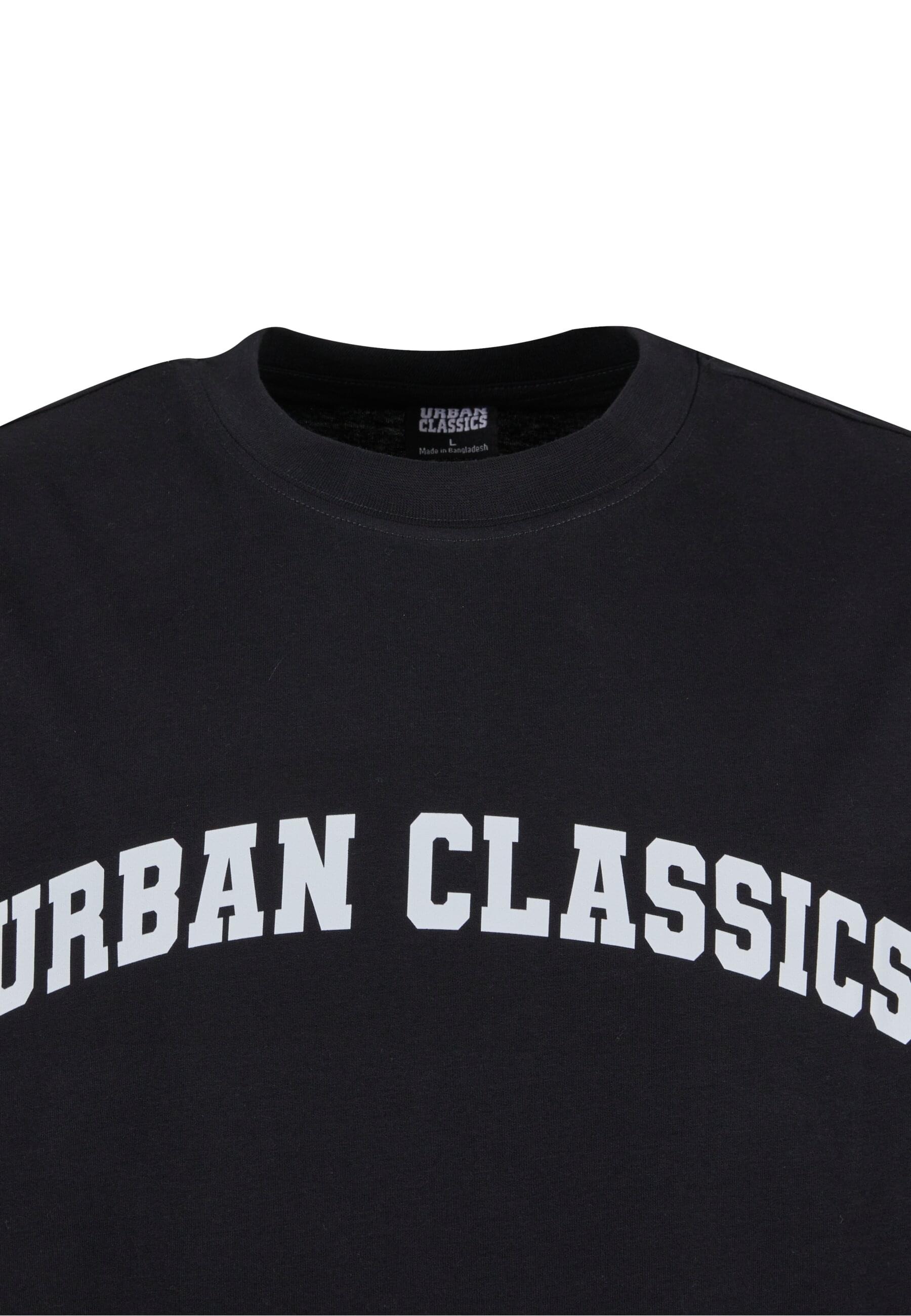 URBAN CLASSICS T-Shirt »Urban Classics UC College Logo Tall Tee«, (1 tlg.)