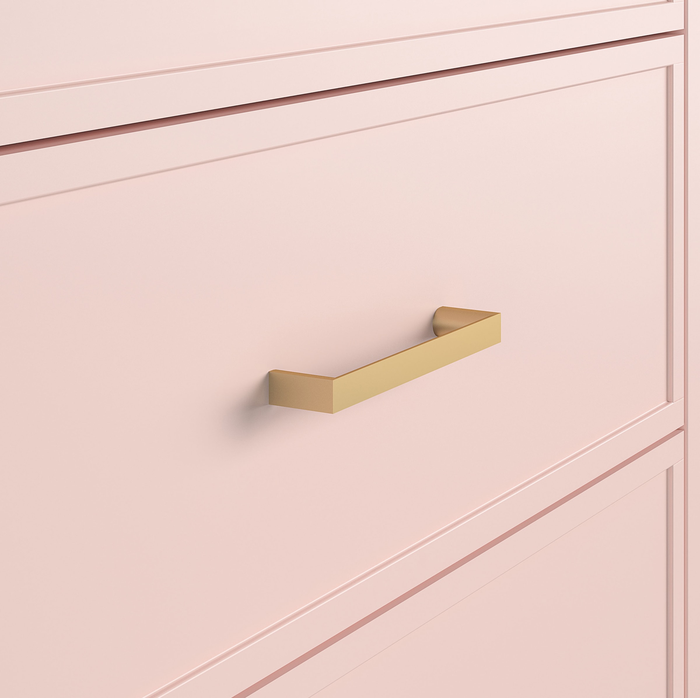 CosmoLiving by Cosmopolitan Kommode »Westerleigh«, mit 4 Schubladen, MDF, Beine aus Massivholz, Höhe 106 cm, Breite 76 cm