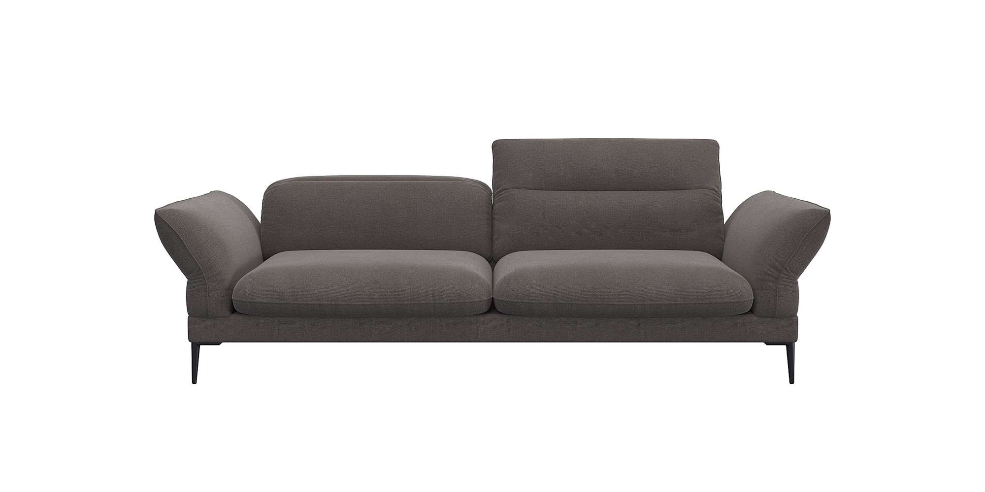 FLEXLUX 3-Sitzer »Salino, Funktionssofa, Relaxsofa«, Sofa mit Arm- und Kopfteil-Verstellungen, Kaltschaum & Stahl-Wellen
