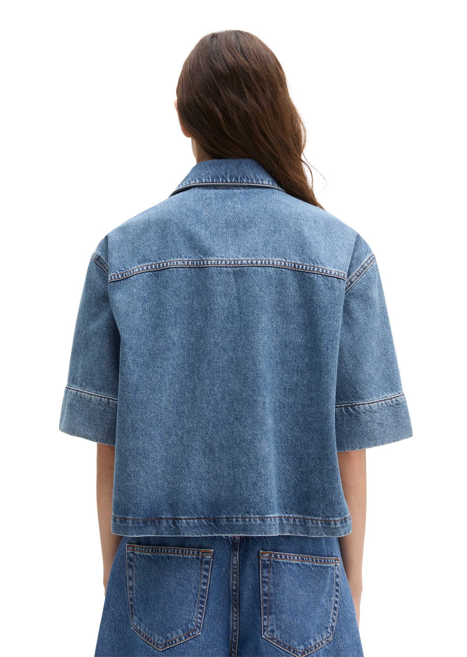 Marc O'Polo Jeansbluse »aus Organic Cotton-Lyocell-Mix«