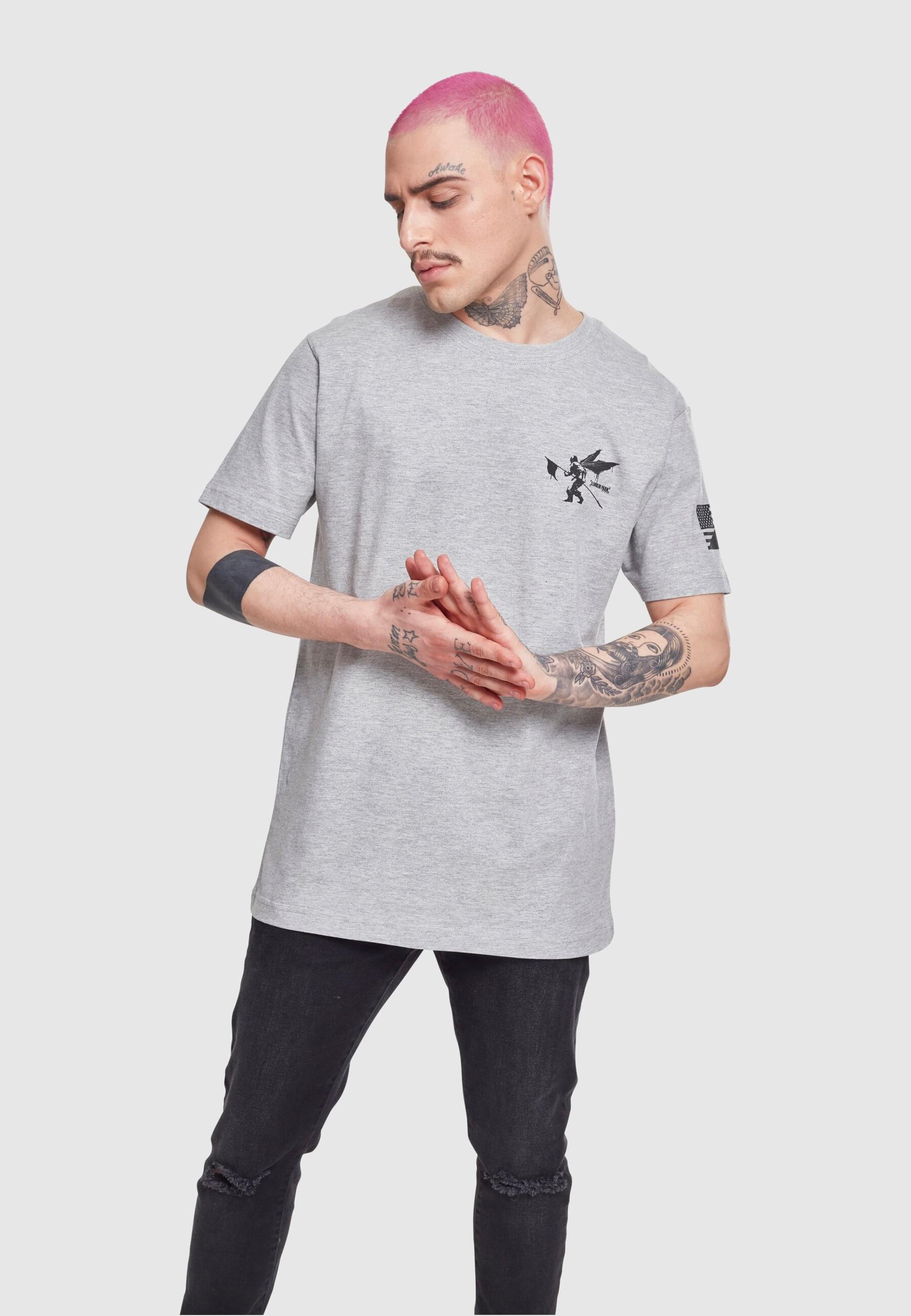 Thumbnail - Merchcode T-Shirt "Merchcode Herren Linkin Park Flag Tee", (1 tlg.)