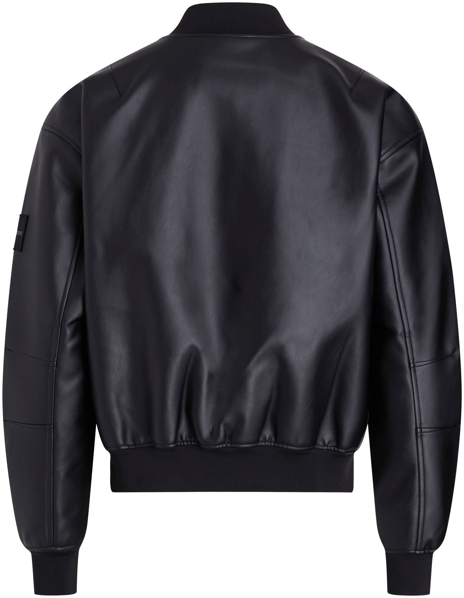 Calvin Klein Jeans Collegejacke »FAUX LEATHER BOMBER«, in Lederoptik