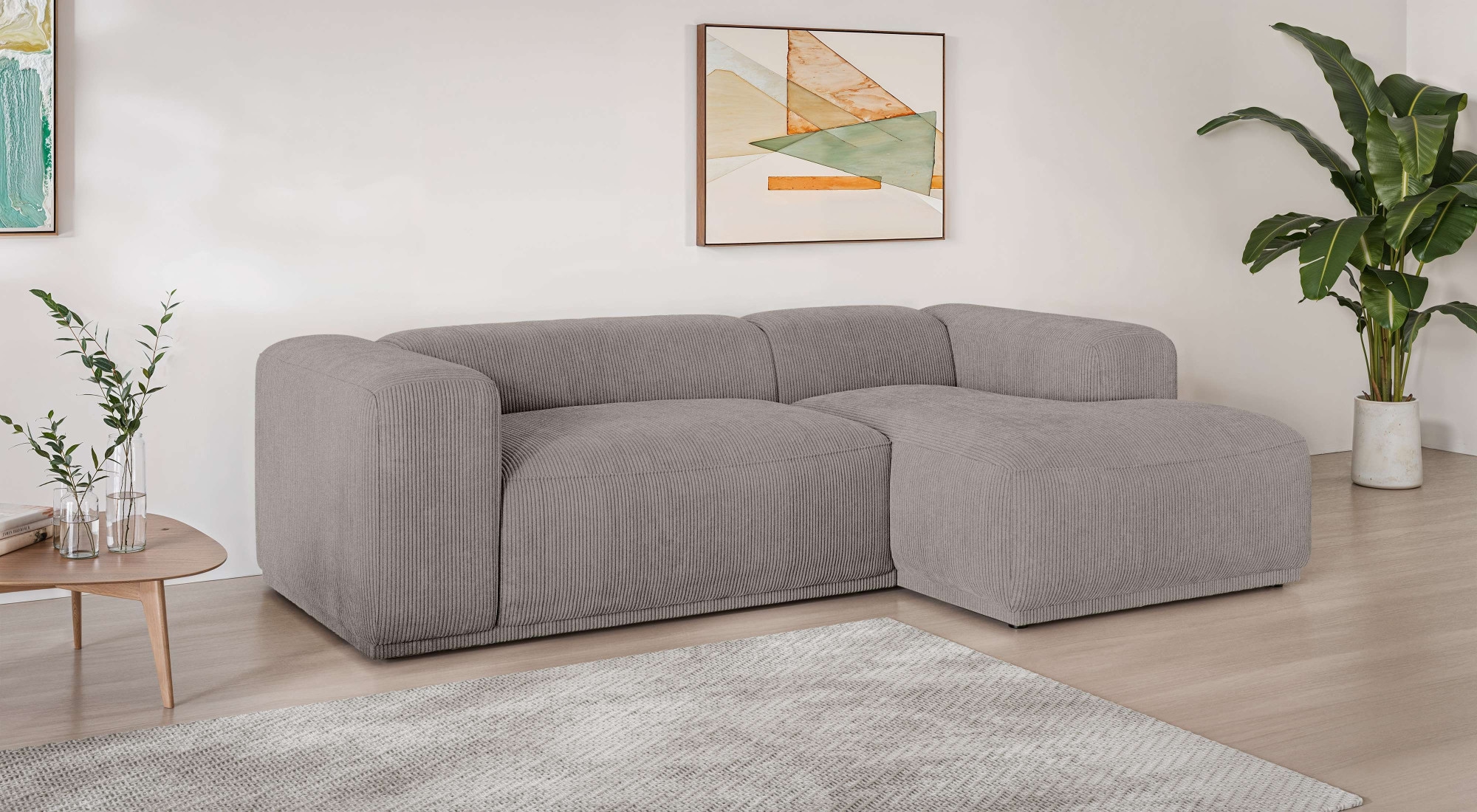 s.Oliver Ecksofa "EMMERIK Designersofa, L-Form mit Wellenfederung, B/T/H: 2 günstig online kaufen