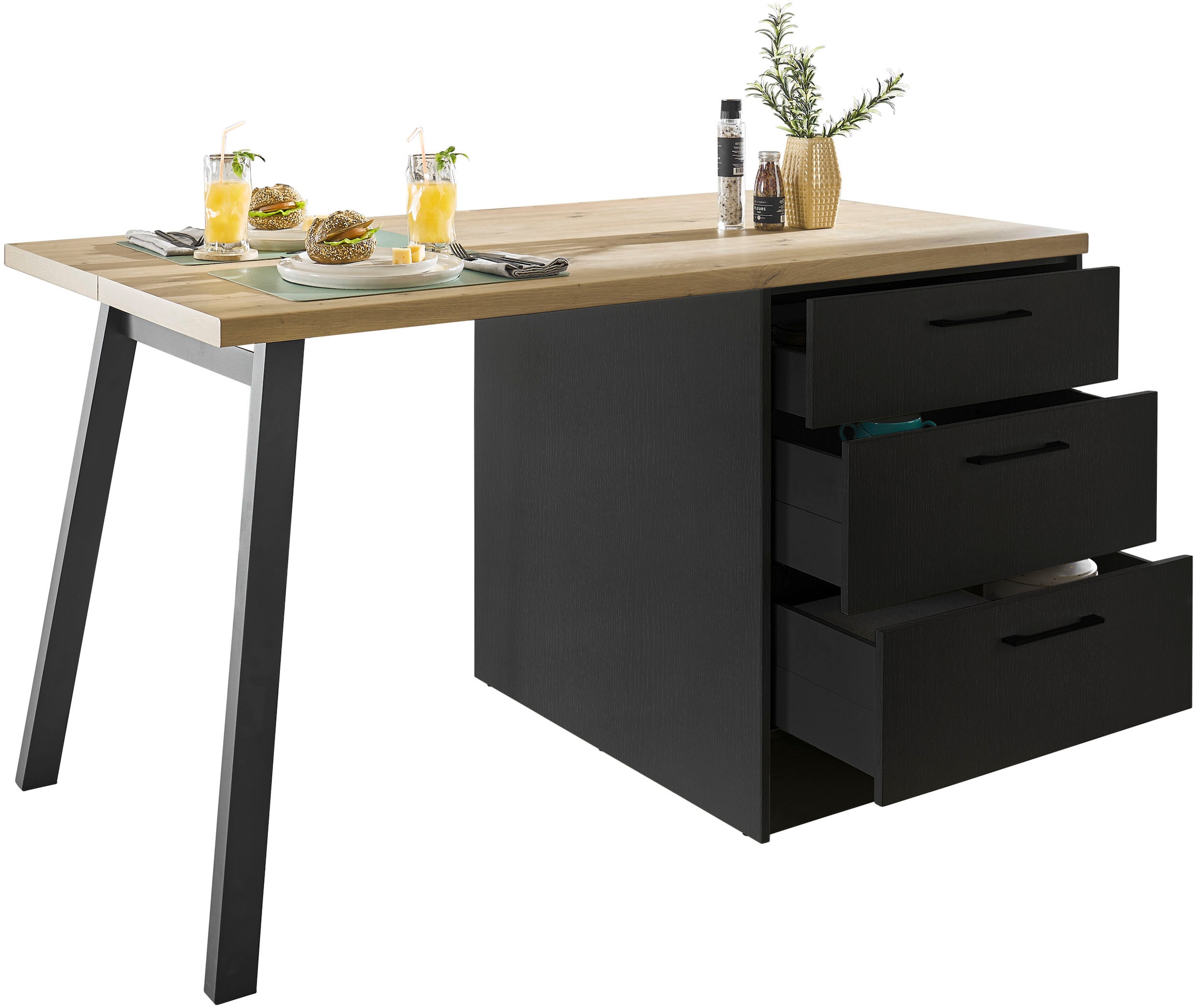 BASIC by Balculina Kücheninsel »Turin«, Breite 150cm