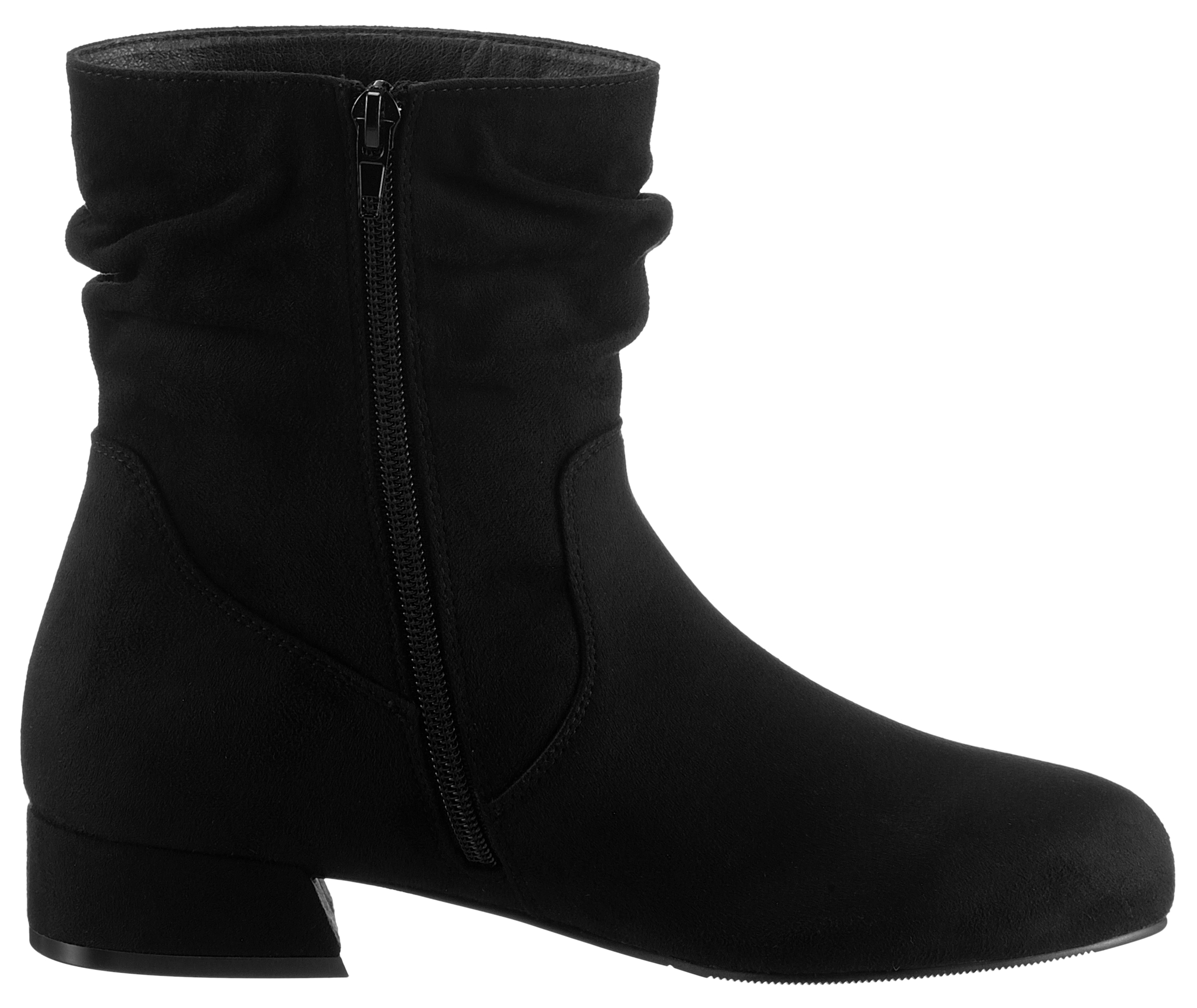 Aniston SHOES Stiefelette, mit gerafftem Schaft - NEUE KOLLEKTION