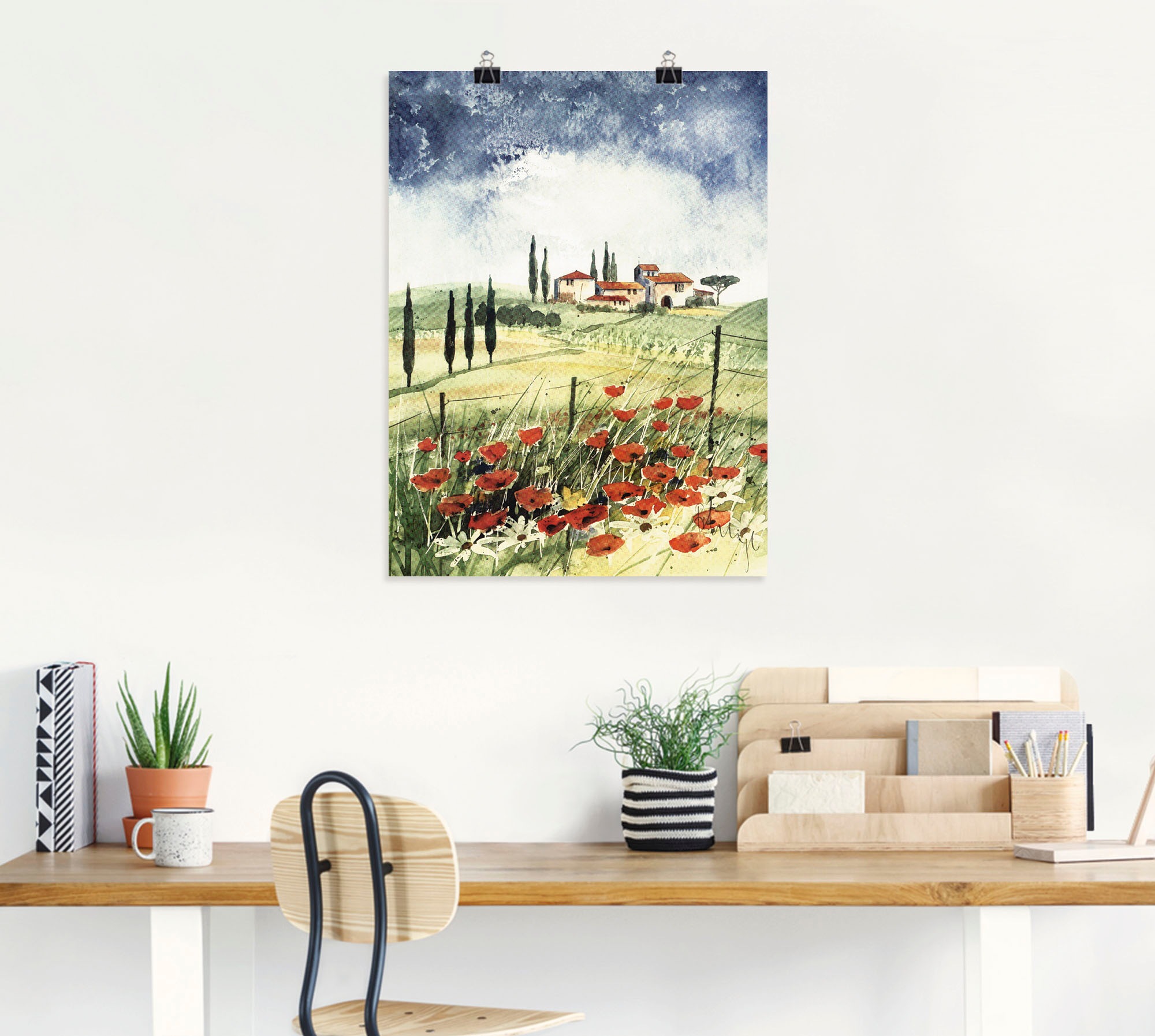 Artland Wandbild »Toskana III«, Europa, (1 St.), als Leinwandbild, Poster in verschied. Größen