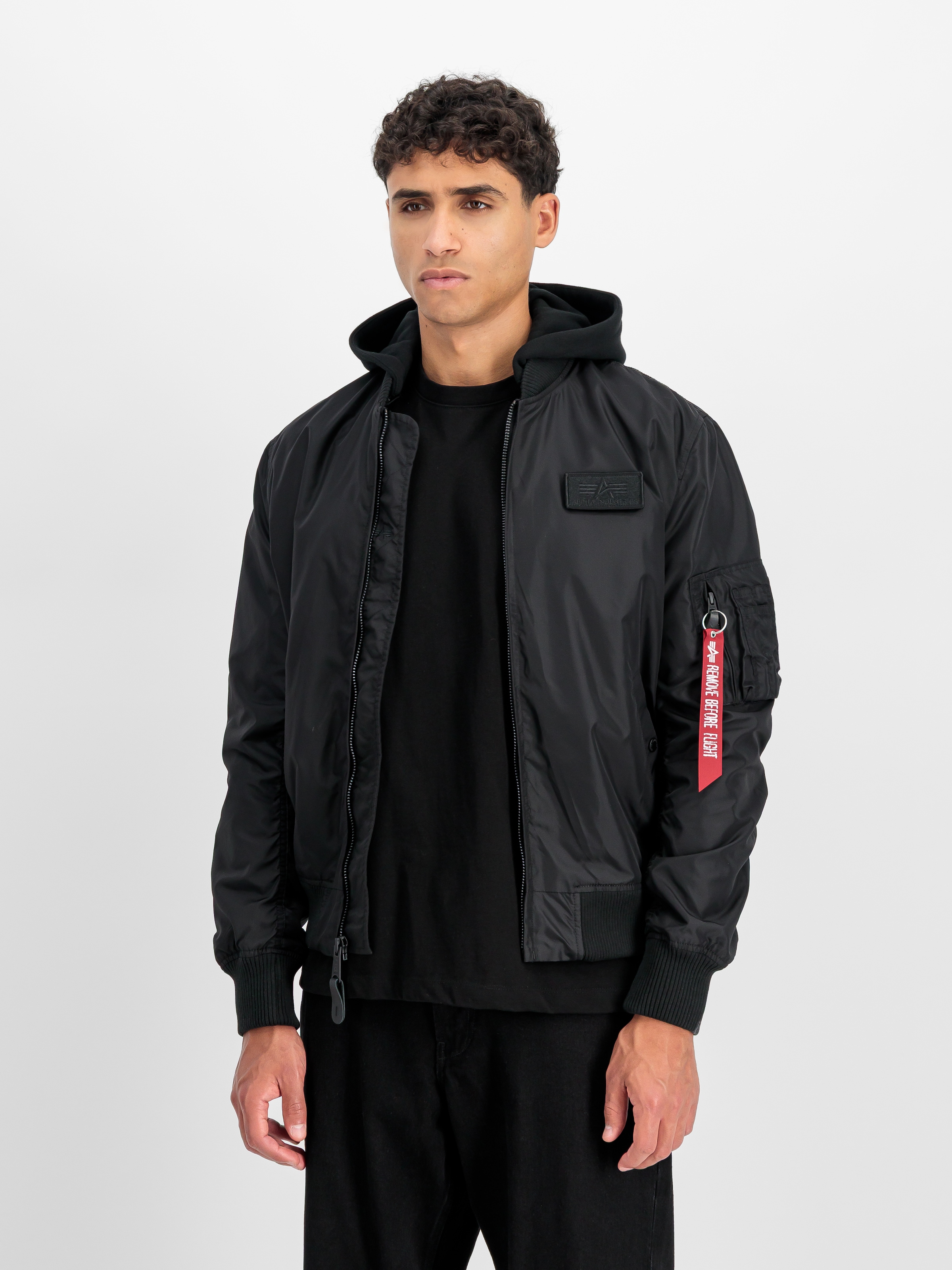 Alpha Industries Bomberjacke "MA-1 TT HOOD" mit Kapuze günstig online kaufen