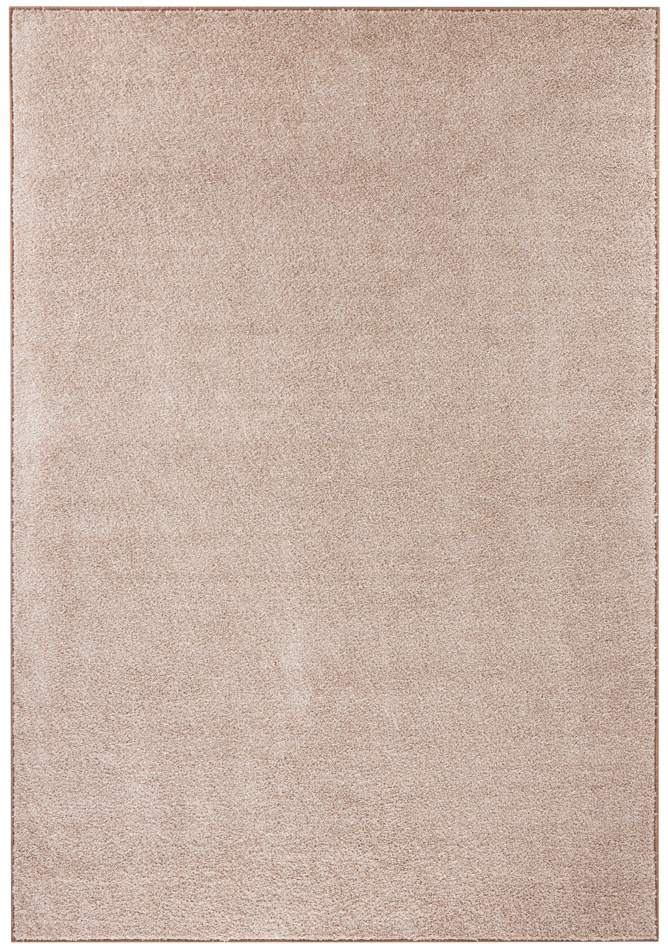 HANSE Home Teppich »Pure 100 Kurzflor«, rechteckig, 13 mm Höhe, Kurzflor, uni, umkettelt, Läufer, Wohnzimmer, Kinderzimmer, Flur