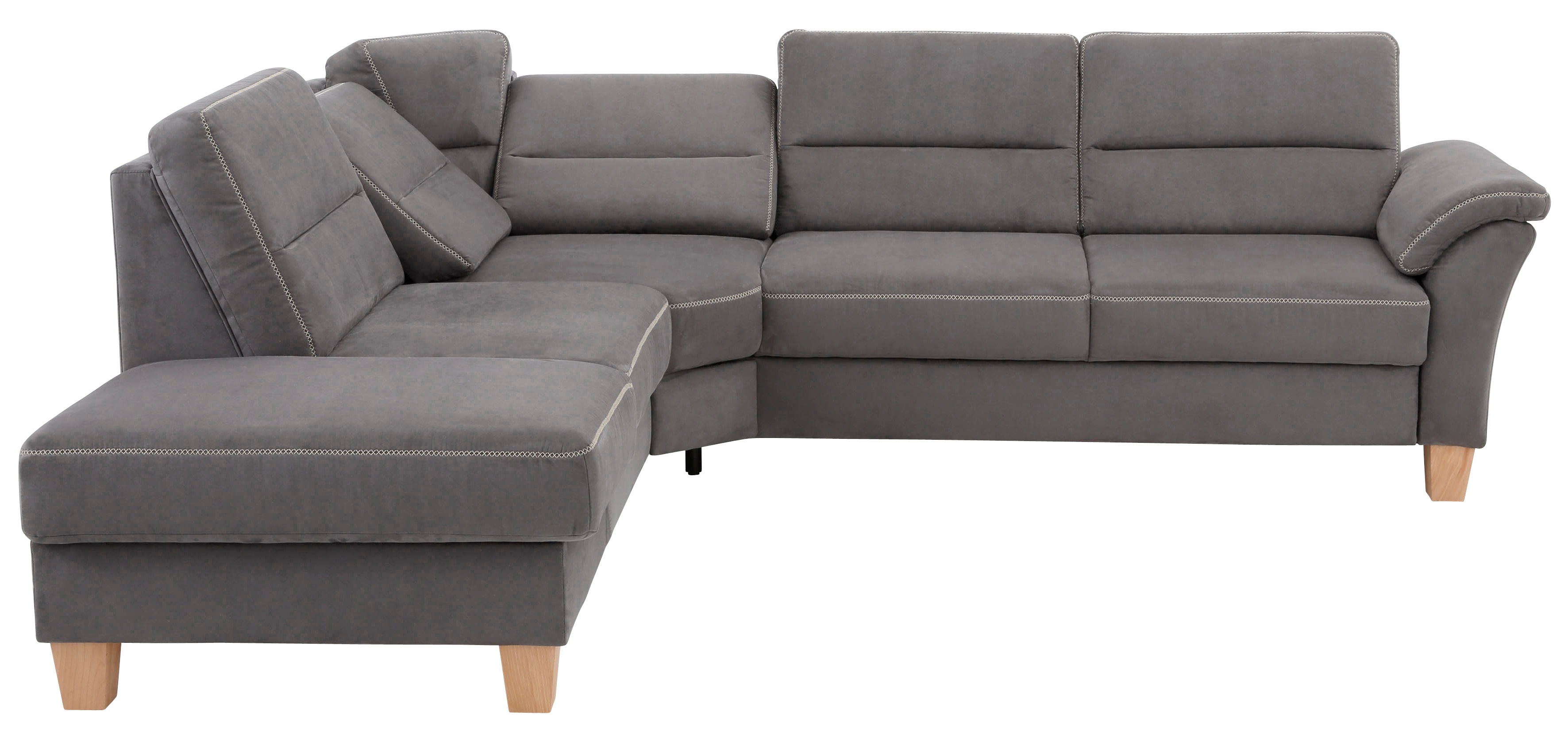 Thumbnail - Home affaire Ecksofa "Soleo L-Form", komfortabel durch Trapezecke mit Relaxfunktion, auch mit Bettfunktion