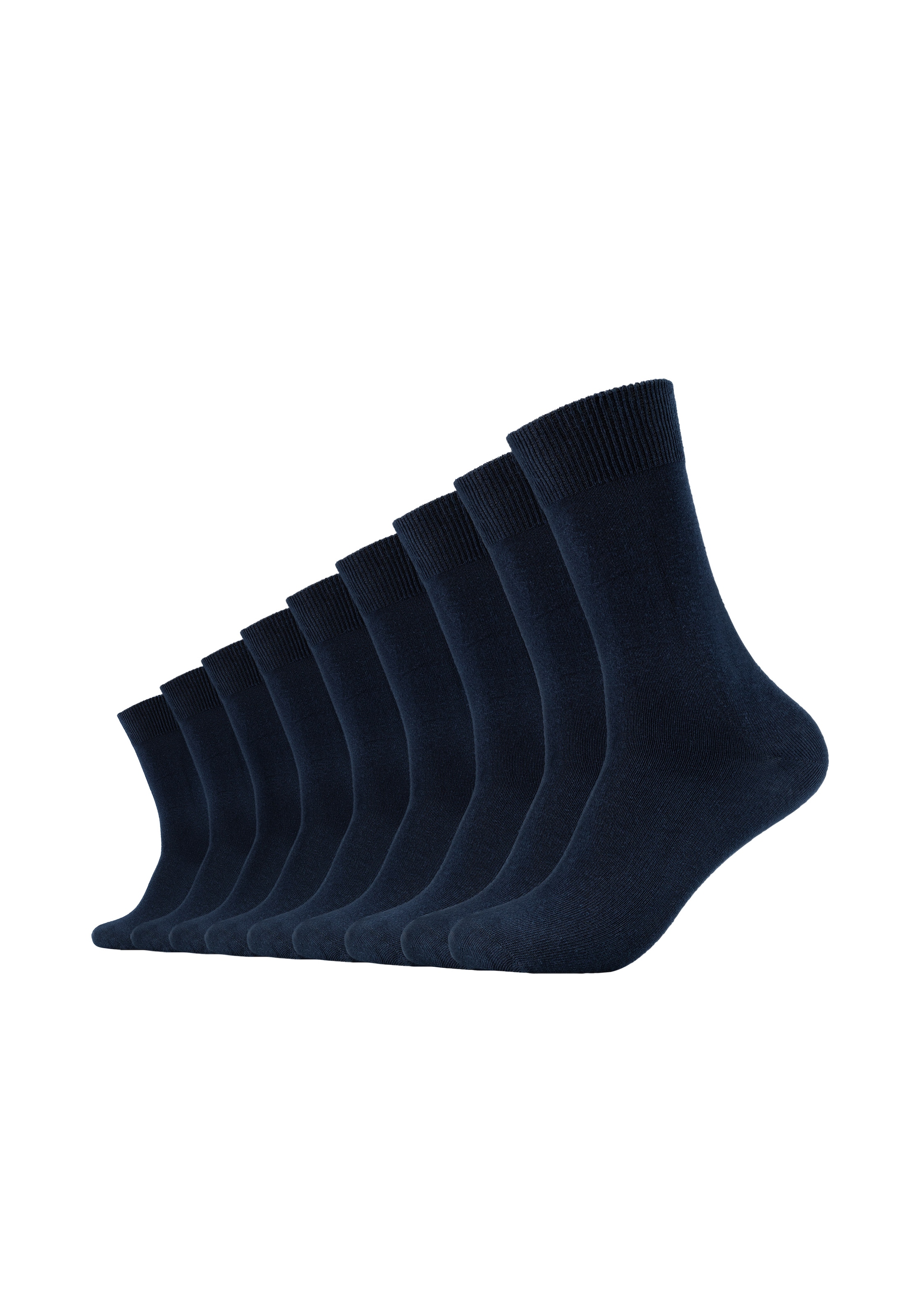 Camano Socken, (9er Pack), mit verstärktem Fersen- und Zehenbereich