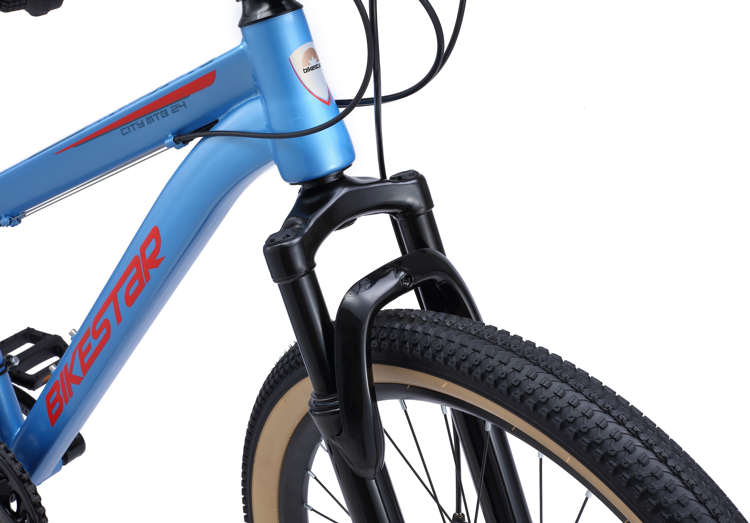 Bikestar Jugendfahrrad, 21 Gang, Shimano, RD-TY21 Schaltwerk, Kettenschaltung