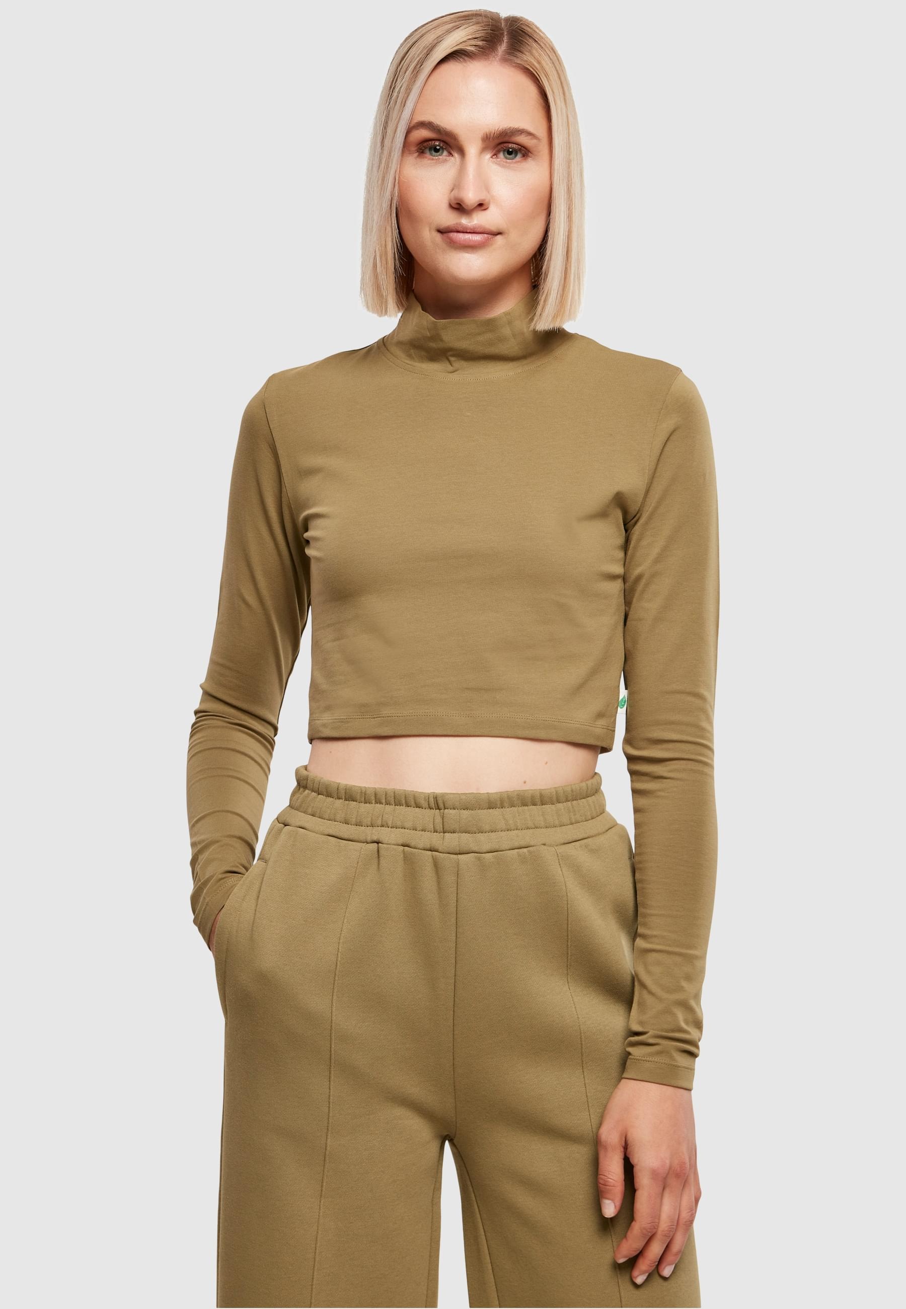 URBAN CLASSICS Langarmshirt »Urban Classics Damen«, (1 tlg.)