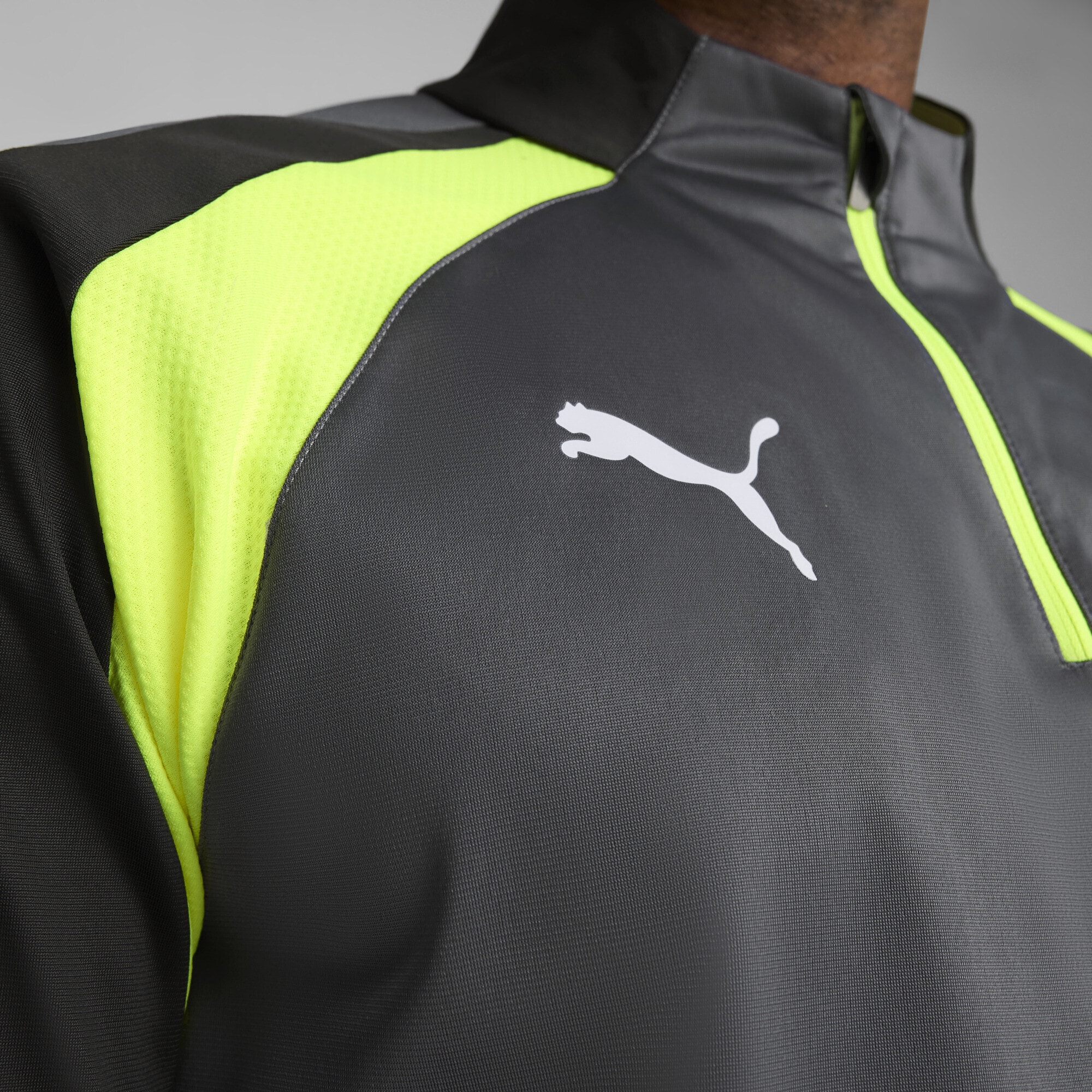 PUMA T-Shirt »individualLIGA Top mit viertellangem Reißverschluss Herren«