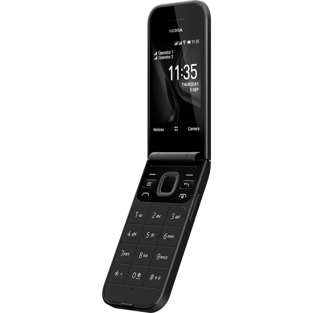 Nokia Klapphandy »2720«, Meerschwarz, 7,1 cm/2,8 Zoll, 4 GB Speicherplatz, 2 MP Kamera