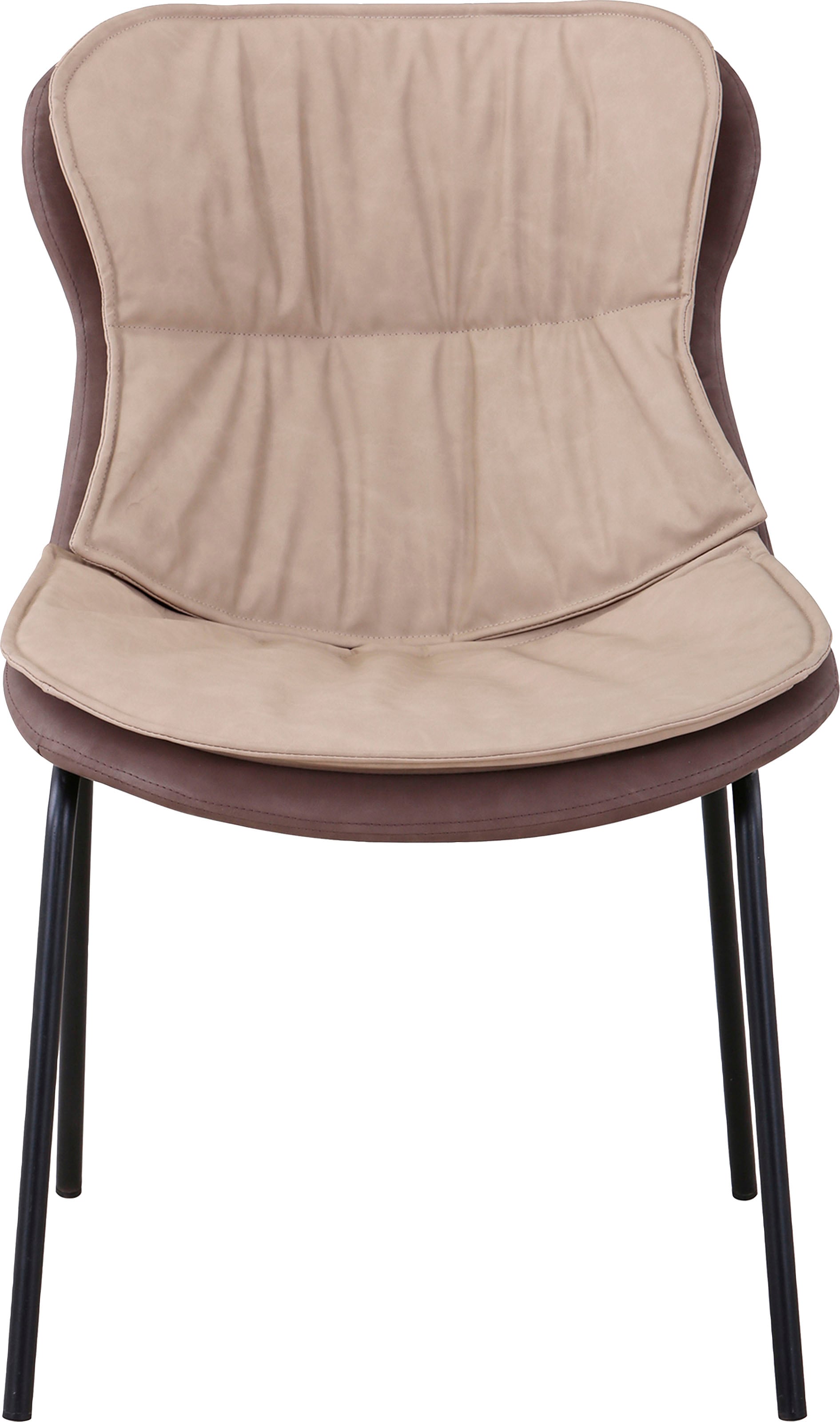 Kayoom Polsterstuhl, 1 St., pflegeleicht, bequem, angenehme Sitzfläche, mit trendigen Ziernähten