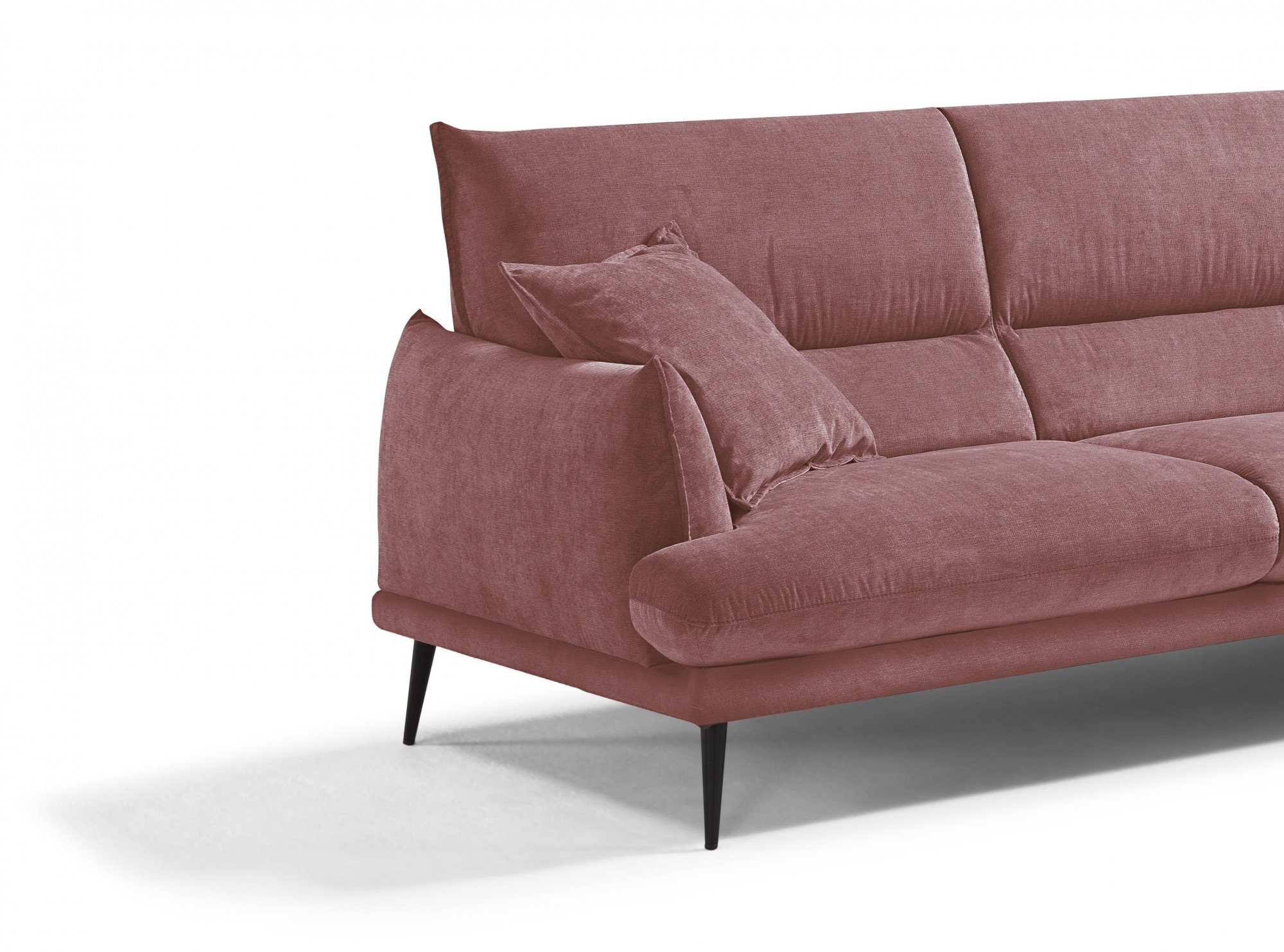 Egoitaliano Ecksofa "FUNNY, hochwertiges & aktuelles Design, bequeme Rücken günstig online kaufen