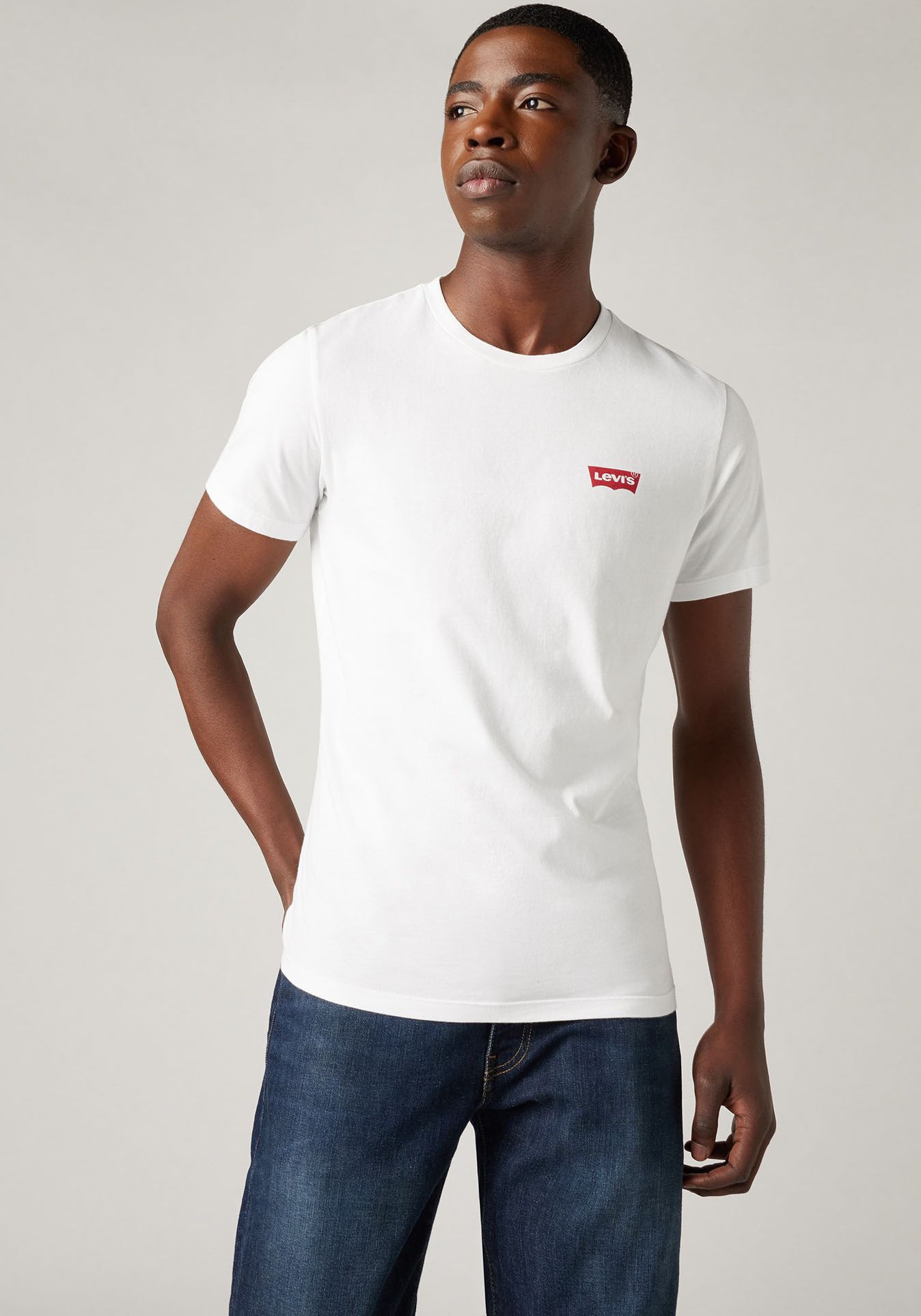 Levis Kurzarmshirt mit Levis Logo auf der Brust günstig online kaufen