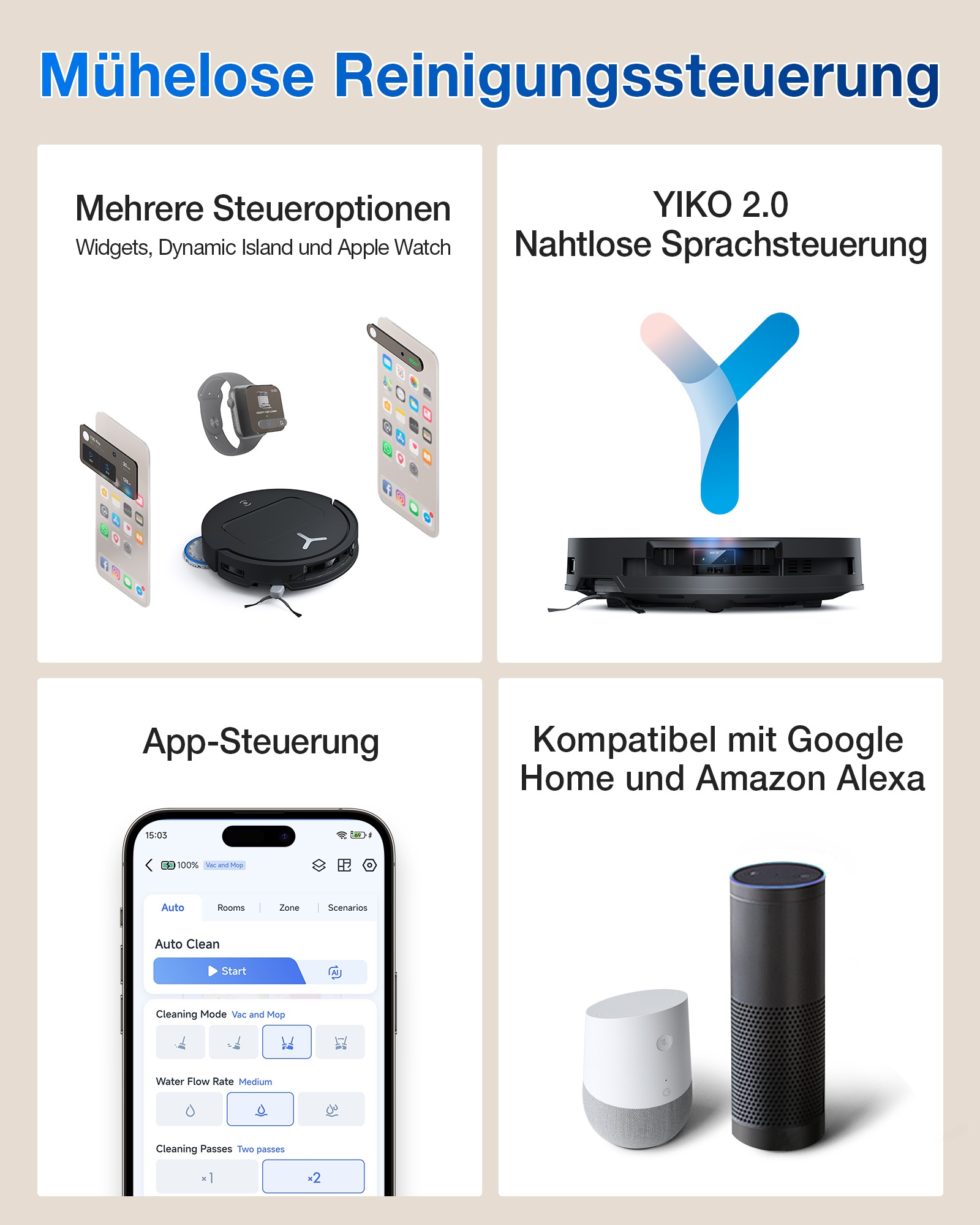 ECOVACS Nass-Trocken-Saugroboter »DEEBOT T50 OMNI Gen2«