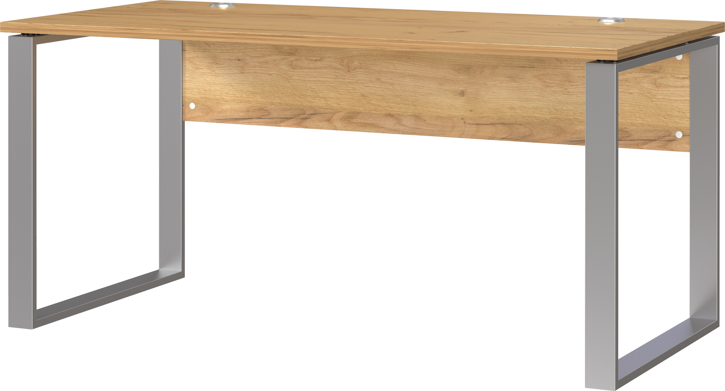GERMANIA Schreibtisch »Altino«, Kufen aus Metall, 2x Kabeldurchlass, Breite 160 cm, Made in Germany