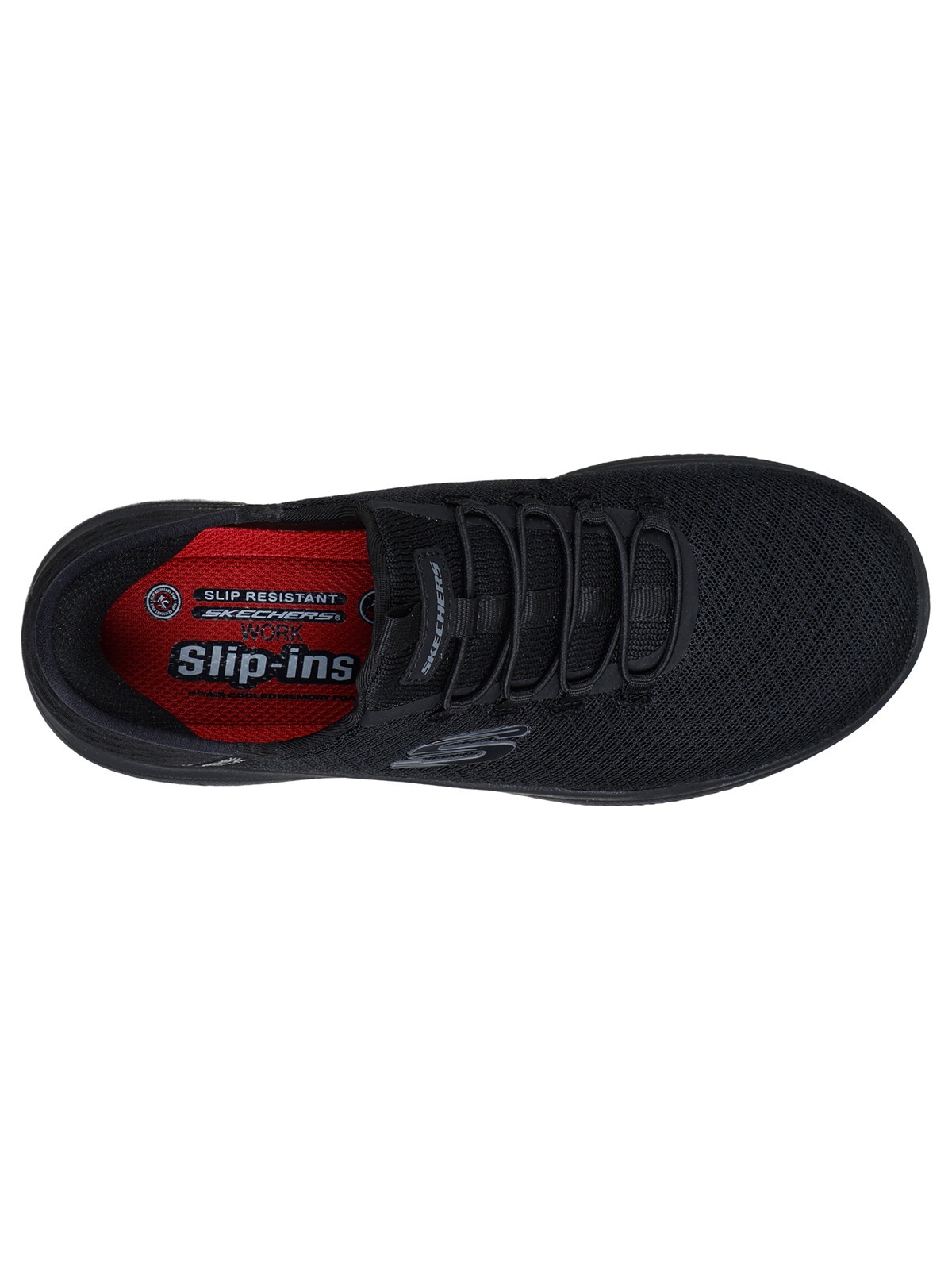 Berufsschuh SKECHERS "Summits" Gr. 40, schwarz, 40, Obermaterial: 100% Textilmaterial TEXMAT., Schuhe 3