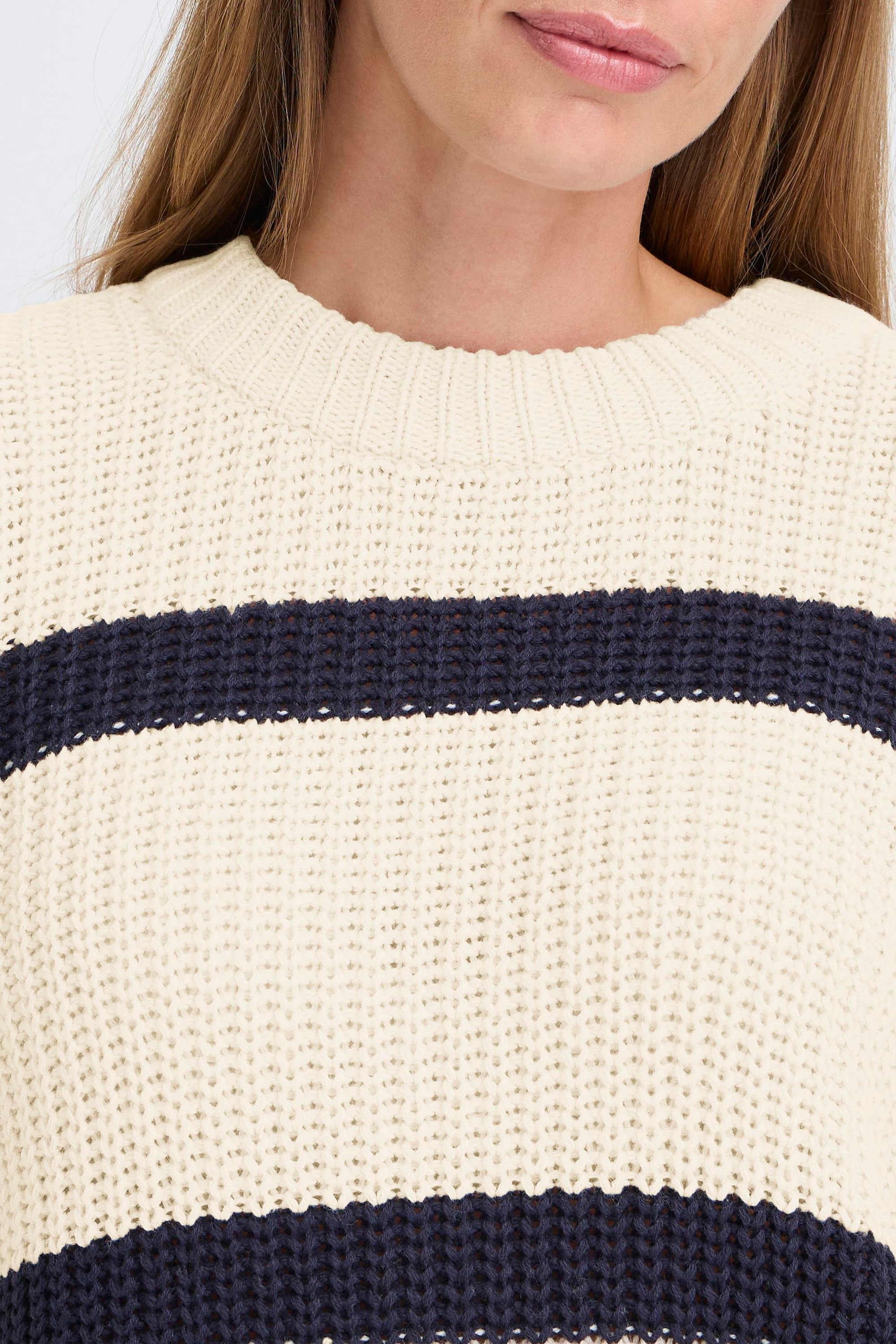 OXMO Strickfleece-Pullover »Strickpullover OXFKANNA«