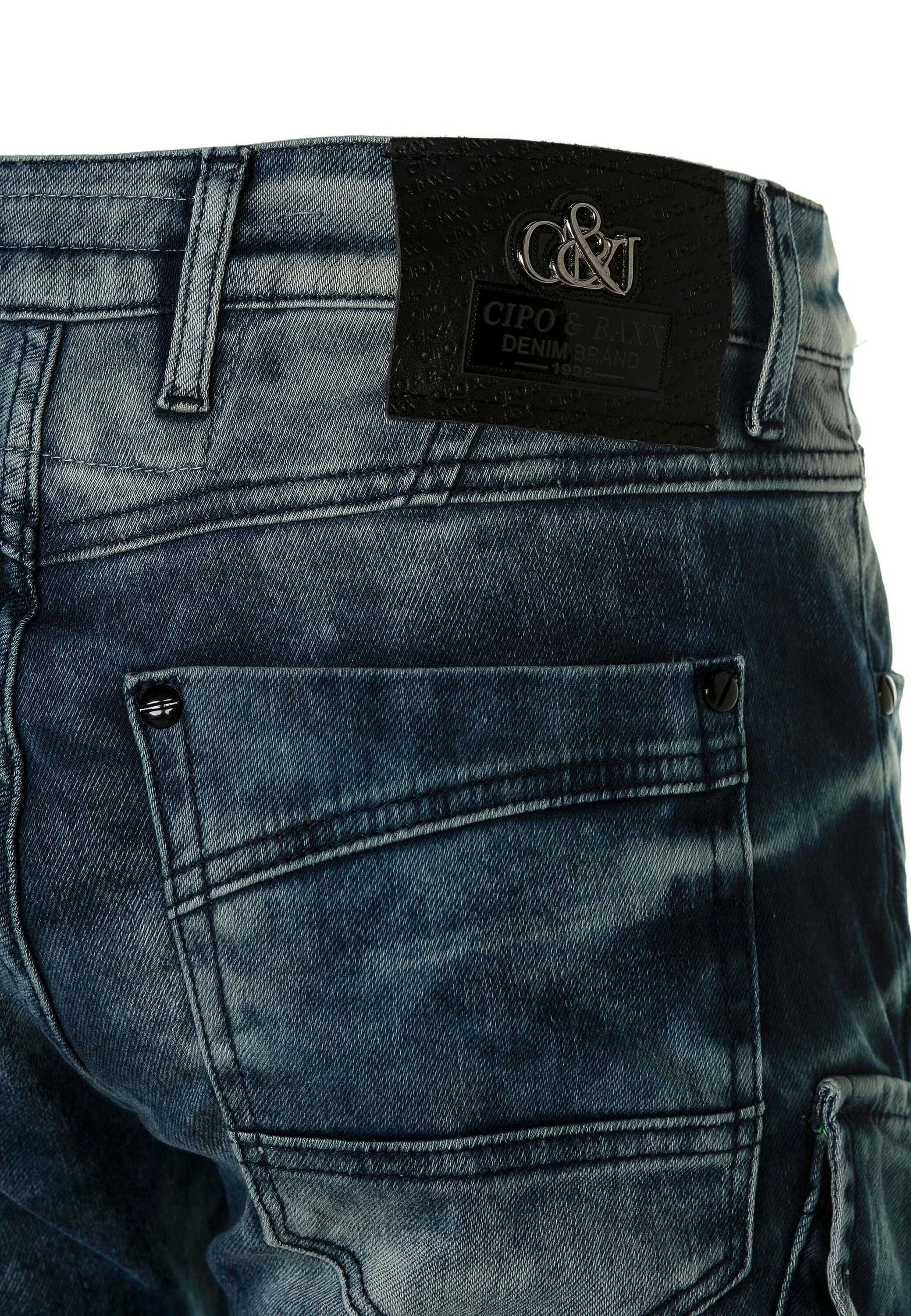 Cipo & Baxx Cargojeans »Jeans«, im Used-Look, CD-523