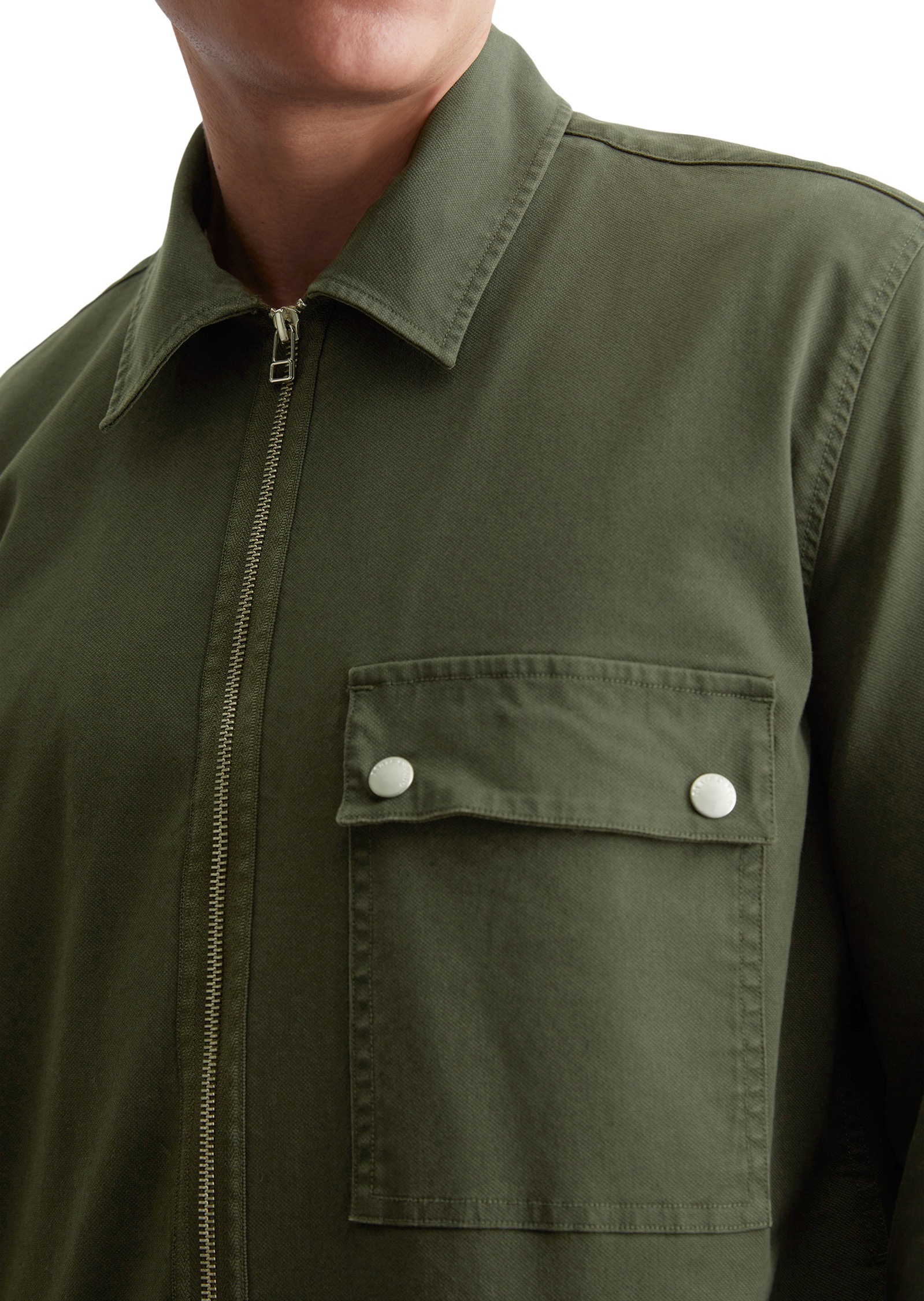 Marc O'Polo Kurzjacke »aus Bio-Baumwoll-Mix«, ohne Kapuze