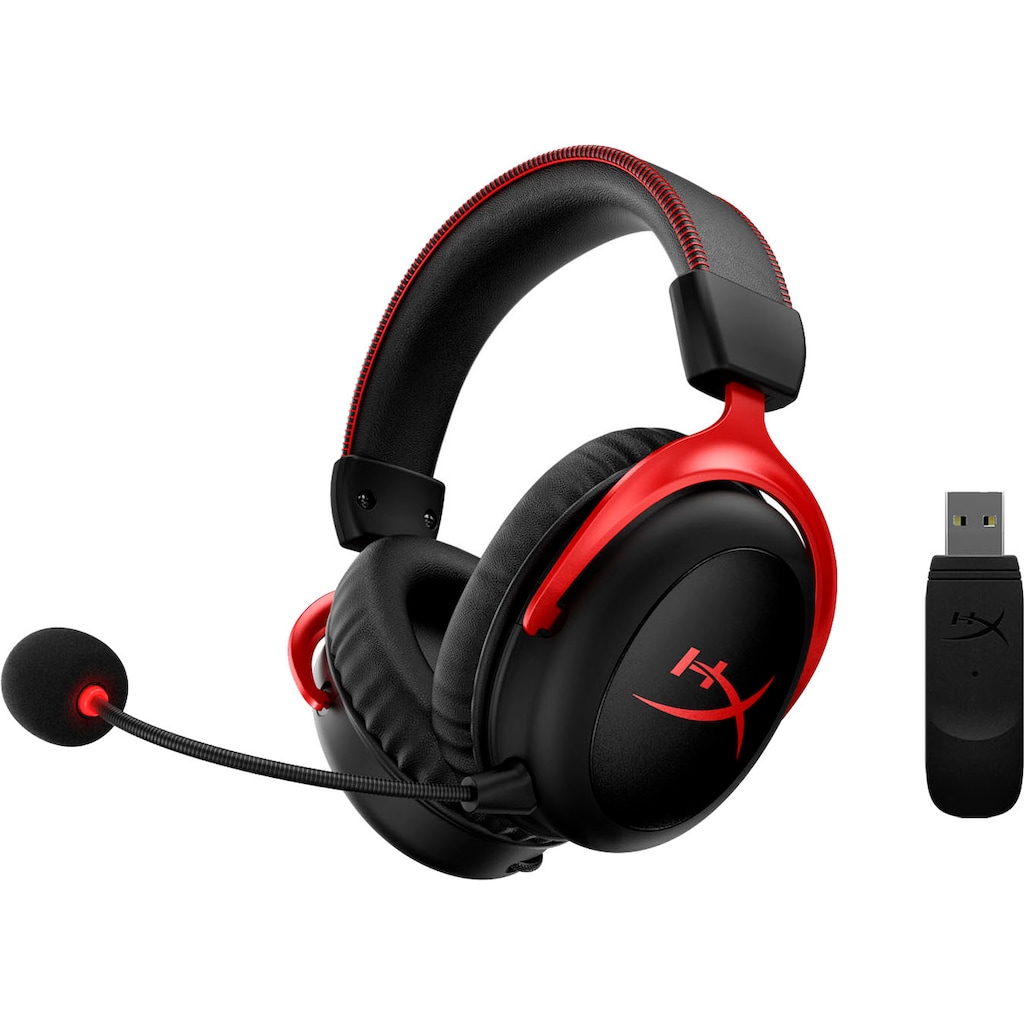 HyperX Gaming-Headset »Cloud II Wireless Gaming Headset«, WLAN (WiFi), Rauschunterdrückung