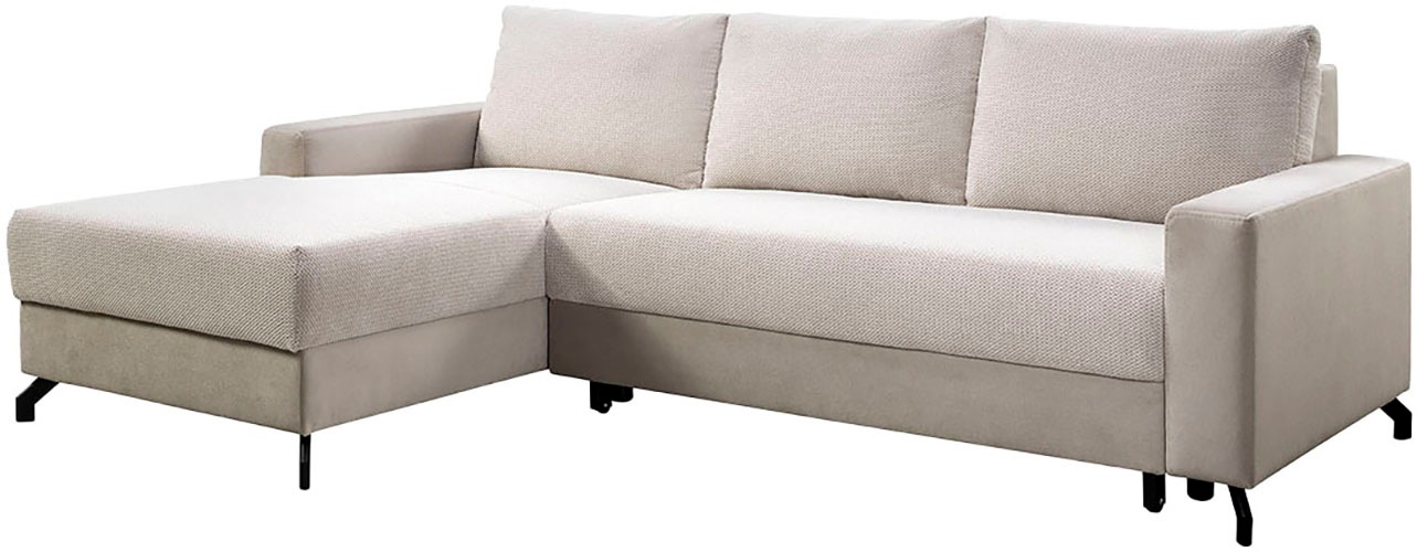 exxpo - sofa fashion Ecksofa "Quattro L-Form, B/T: 247/162 cm", wahlweise m günstig online kaufen