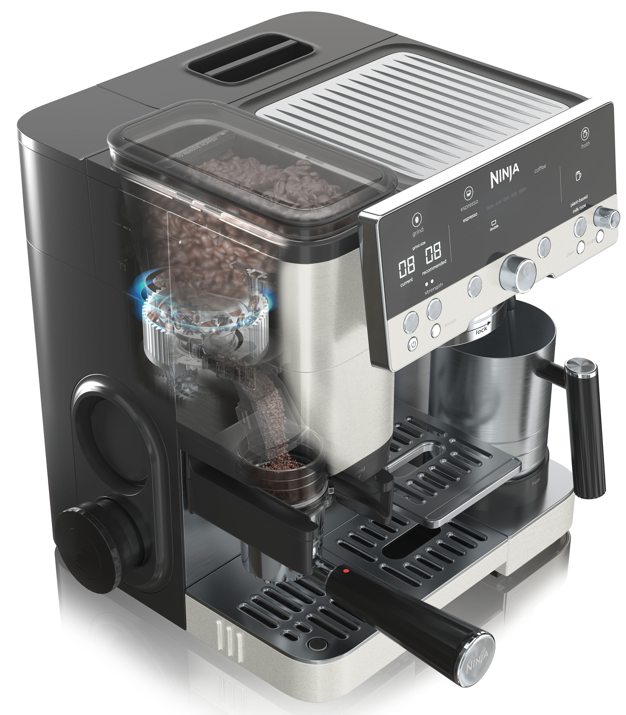 NINJA Espressomaschine »ES655EU  Luxe Café Premier Plus-Serie« Drei Maschinen in einer: Espresso-, Filterkaffee- und Cold Brew