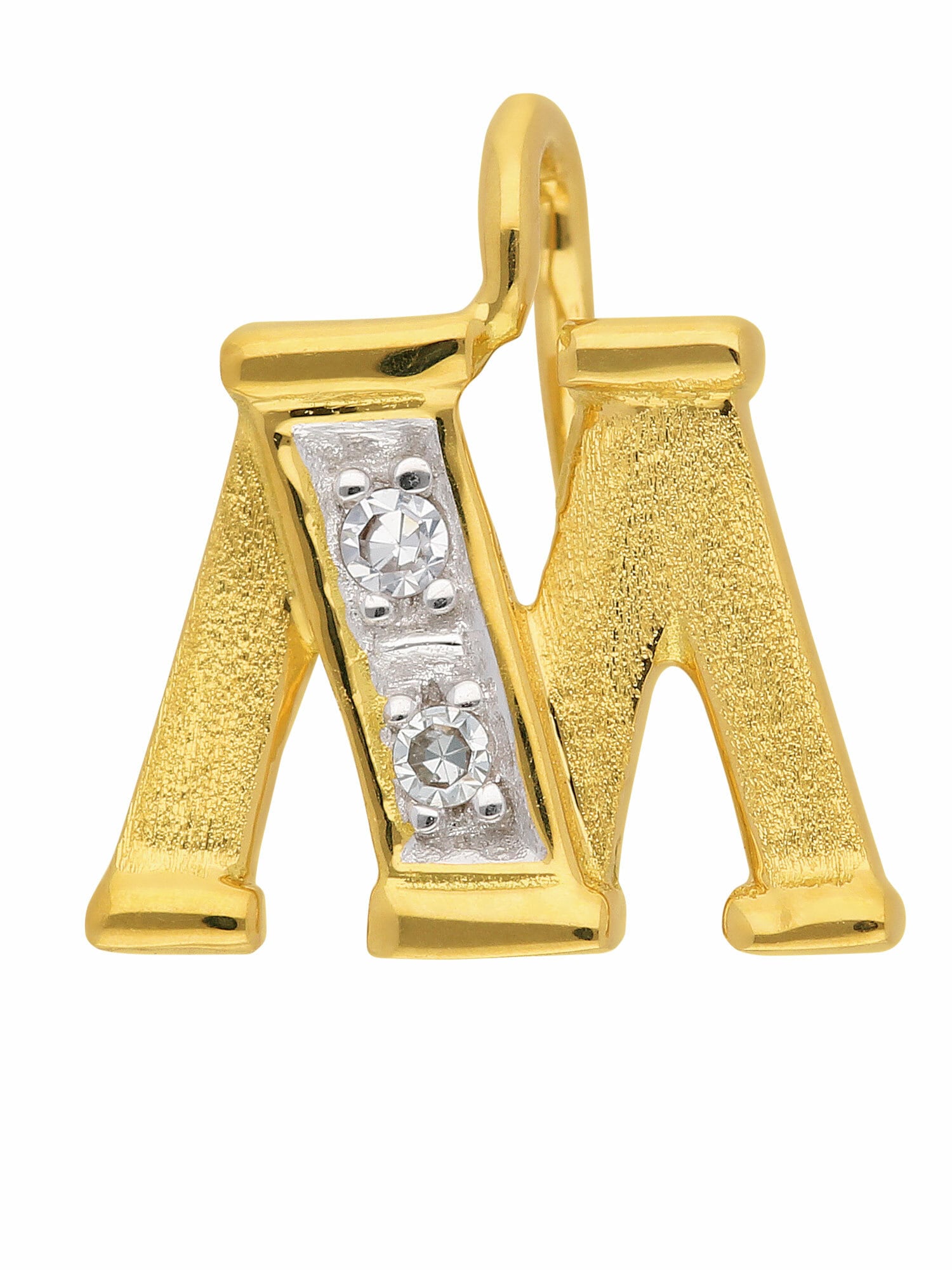 Adelia´s Buchstabenanhänger & Damen für Goldschmuck Herren »585 bestellen Diamant«, mit | BAUR mit Gold Diamant Buchstabenanhänger