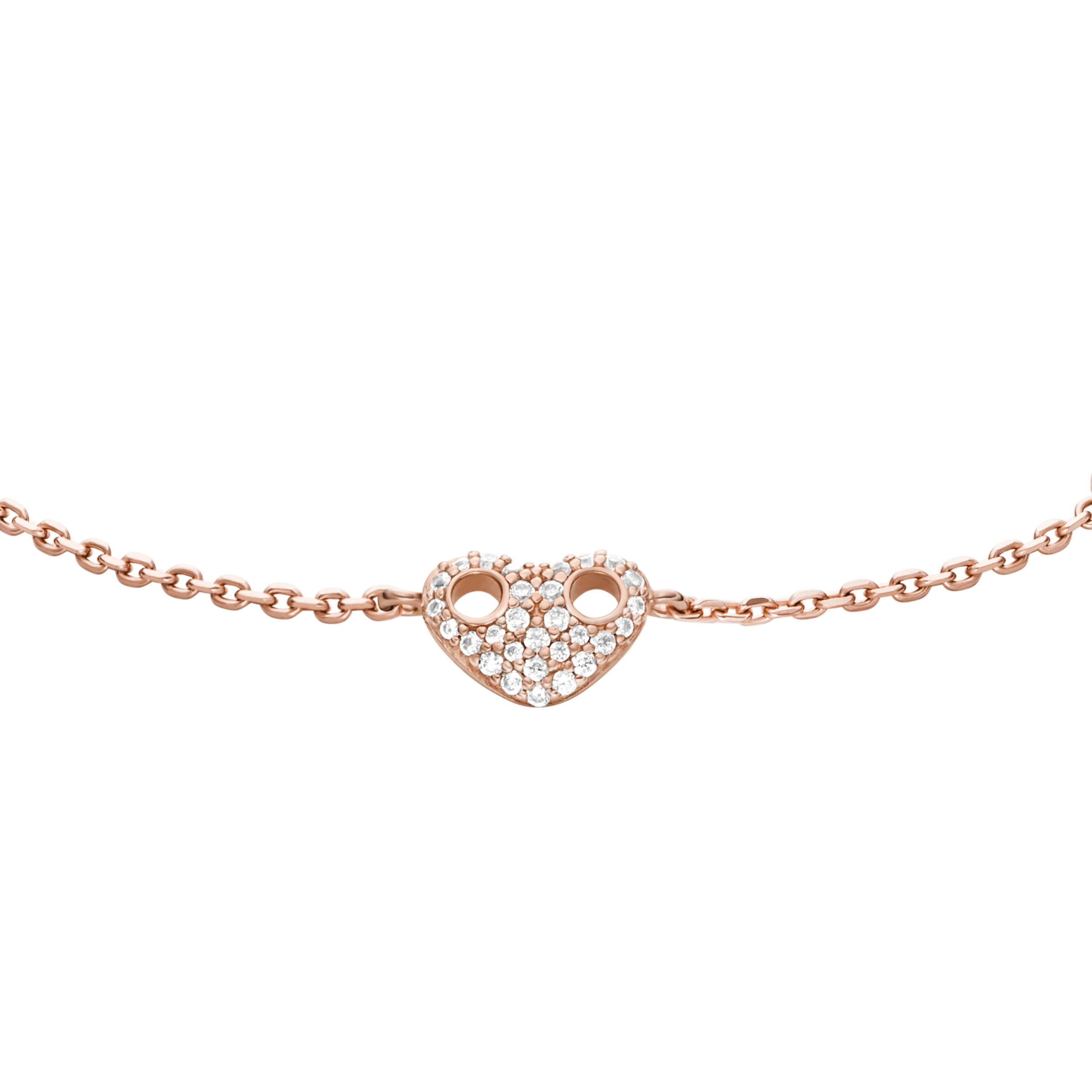 Emporio Armani Armband »Schmuck Geschenk Silber 925 SENTIMENTAL Herz« mit Zirkonia (synth.)