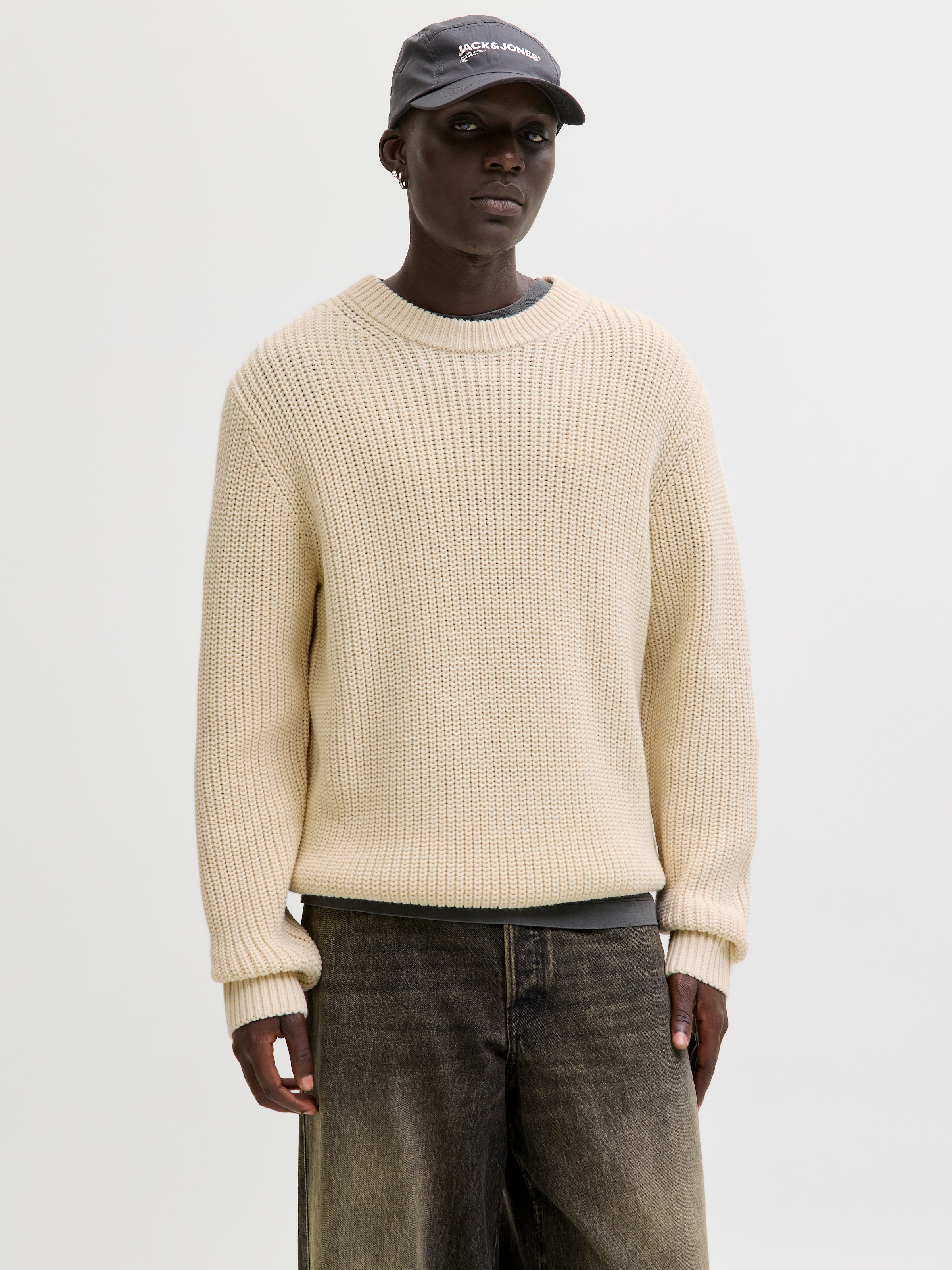 Jack & Jones Strickpullover "JORBLEECKER KNIT CREW NECK BF" günstig online kaufen
