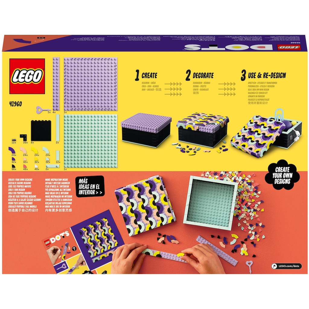 LEGO® Konstruktionsspielsteine »Große Box (41960), LEGO® DOTS«, (479 St.)