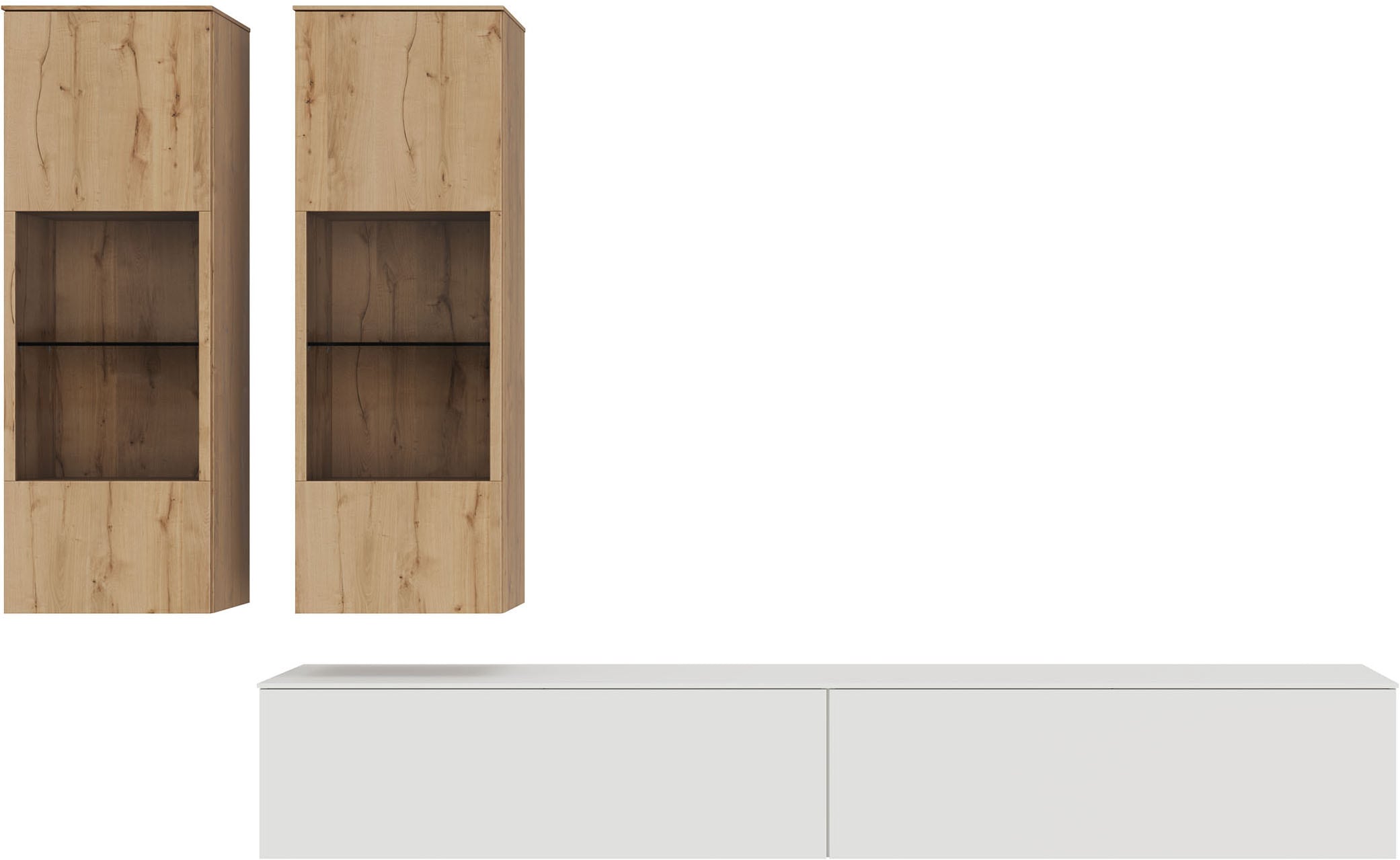 nobilia® Wohnzimmer-Set »Avala, variabel montierbar«