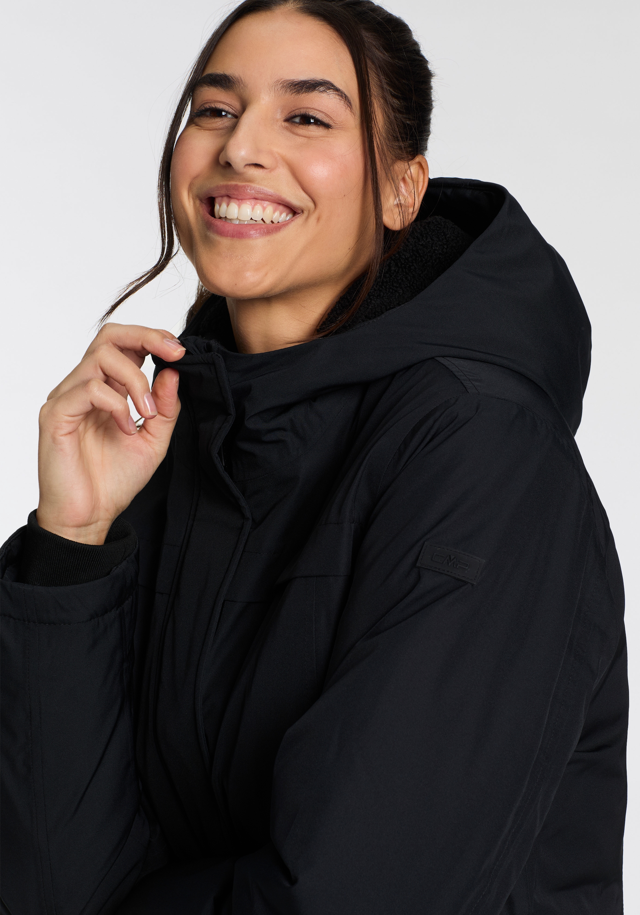 CMP Parka »WOMAN PARKA FIX HOOD«, mit Kapuze